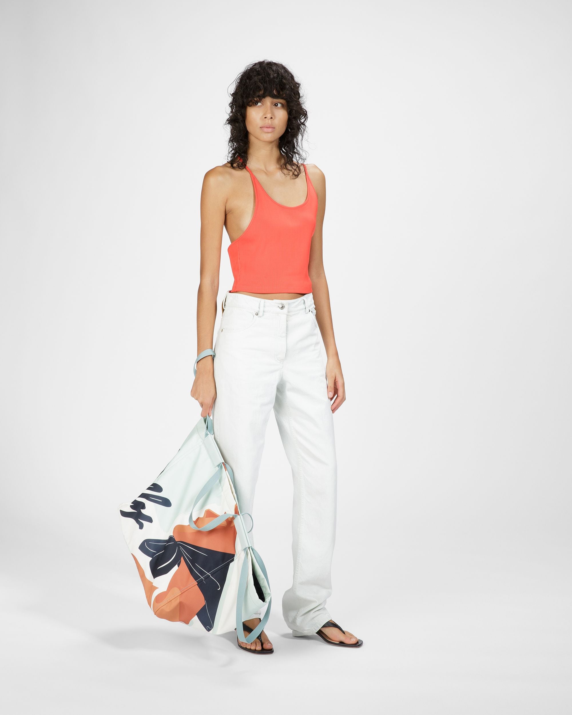 Billboard Fourre-Tout En Nylon Bleu - Femme - Bally - 05