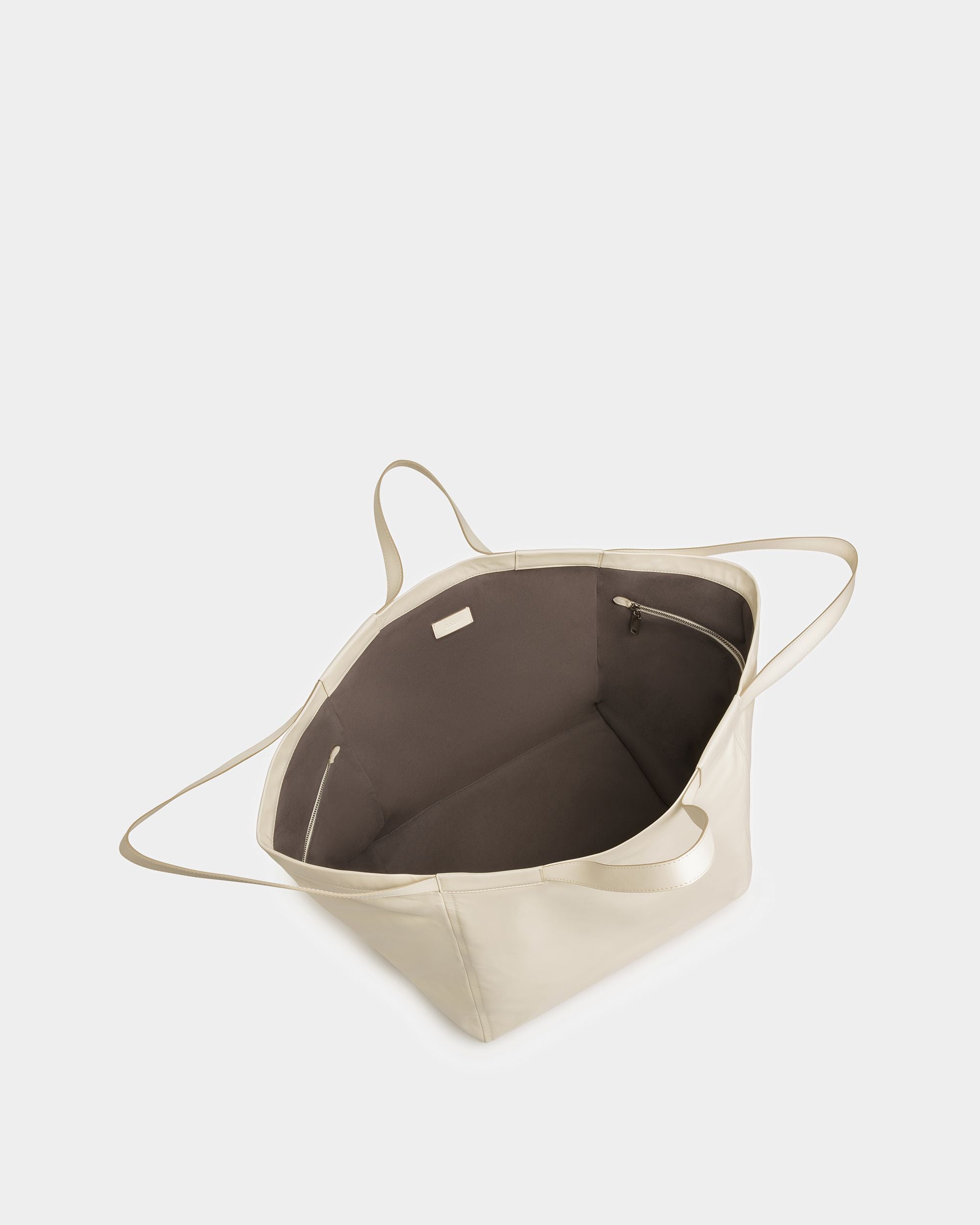 Billboard Fourre-Tout En Cuir Beige - Femme - Bally - 02