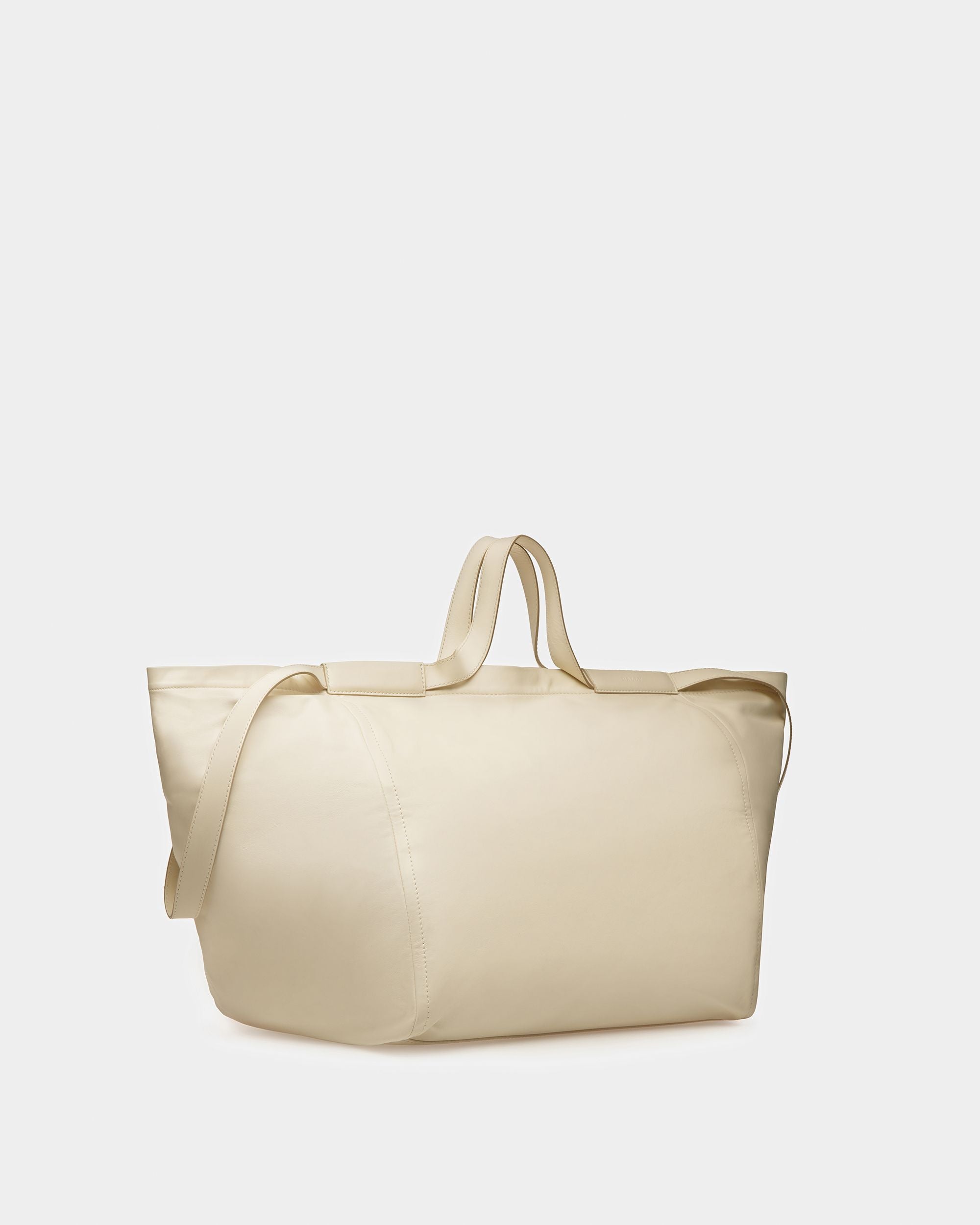Billboard Fourre-Tout En Cuir Beige - Femme - Bally - 03