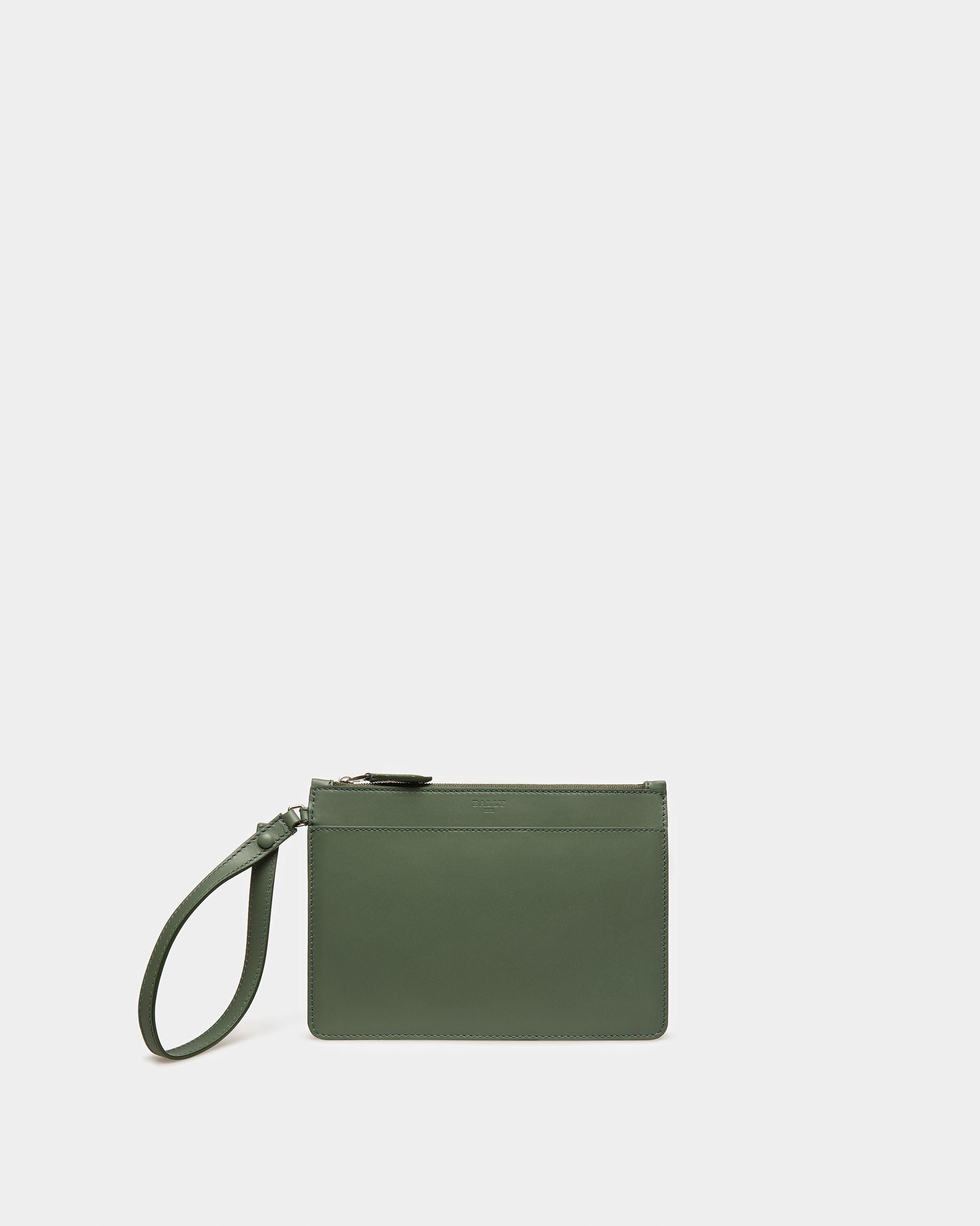 Ahria Fourre-tout En Cuir Vert Sauge - Femme - Bally - 07