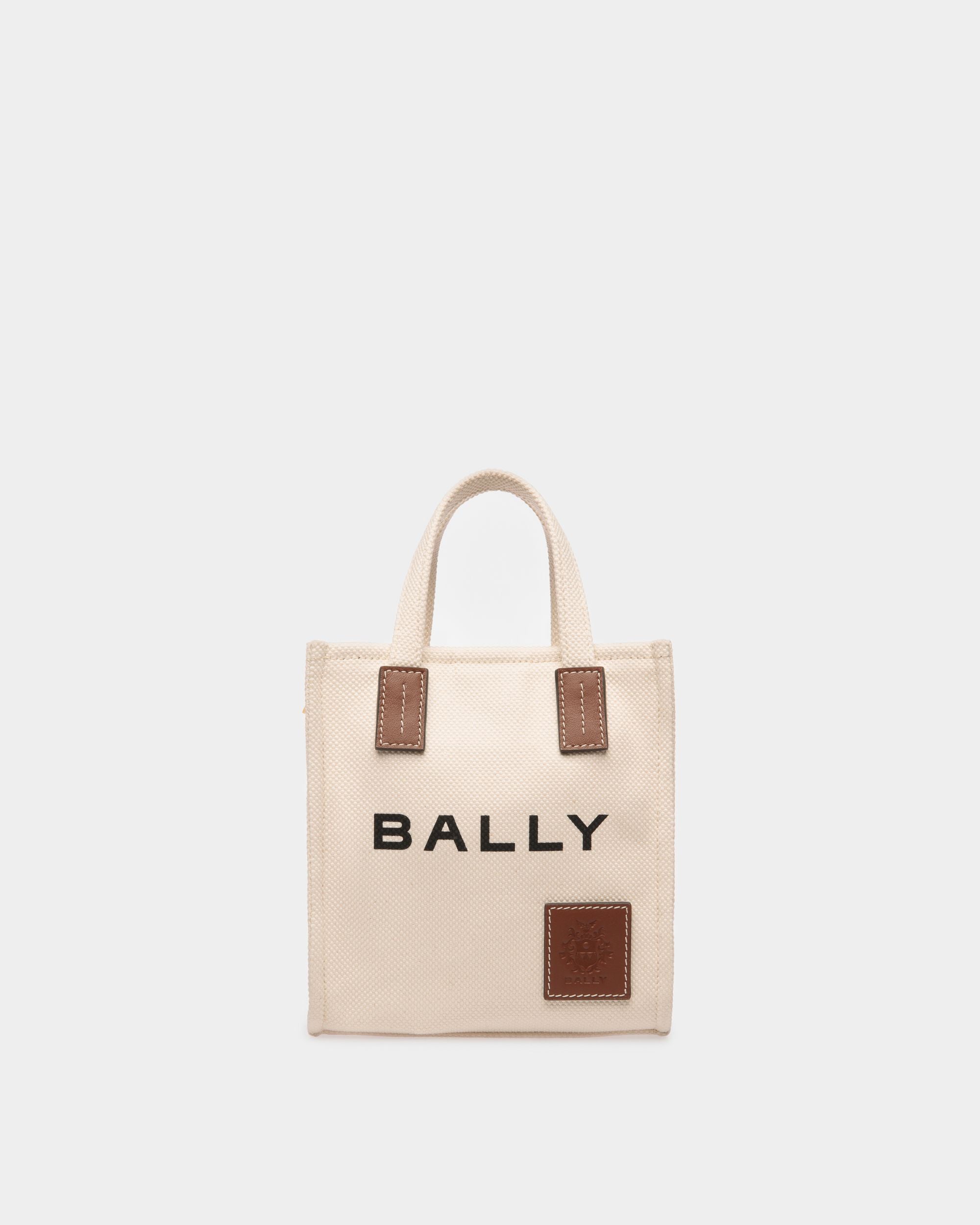 Mini Sac Cabas Akelei En Toile - Femme - Bally - 01