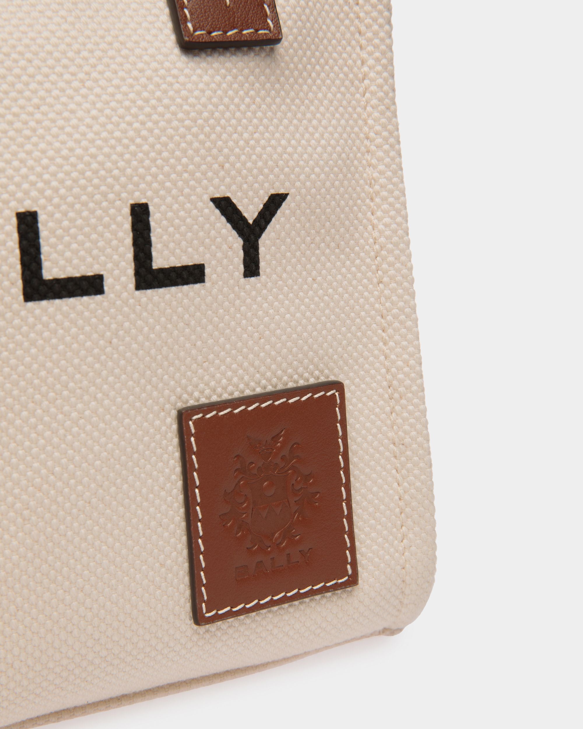 Mini Sac Cabas Akelei En Toile - Femme - Bally - 04