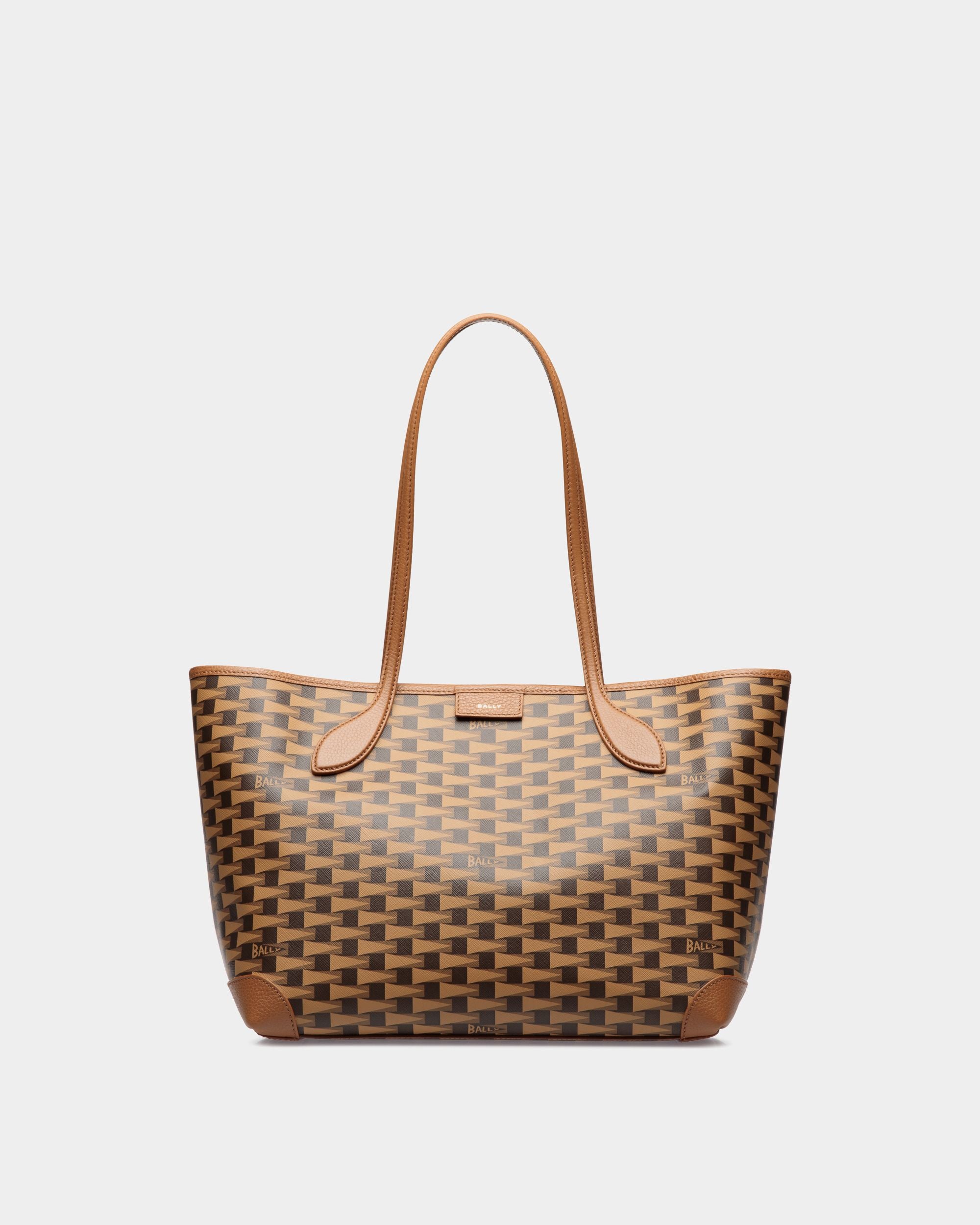 Sac Cabas Pennant Avec Motif Pennant Marron - Femme - Bally - 01
