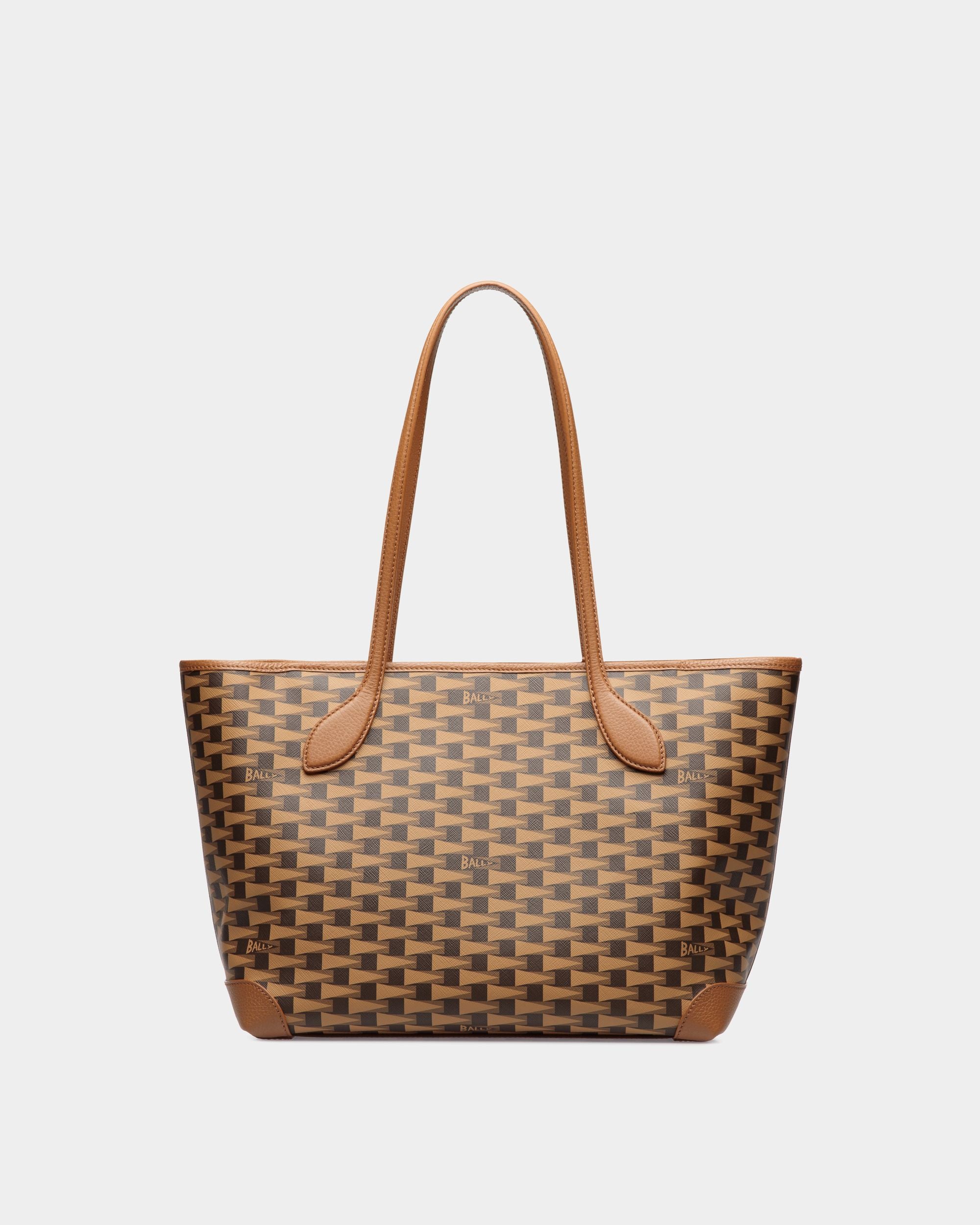 Sac Cabas Pennant Avec Motif Pennant Marron - Femme - Bally - 03