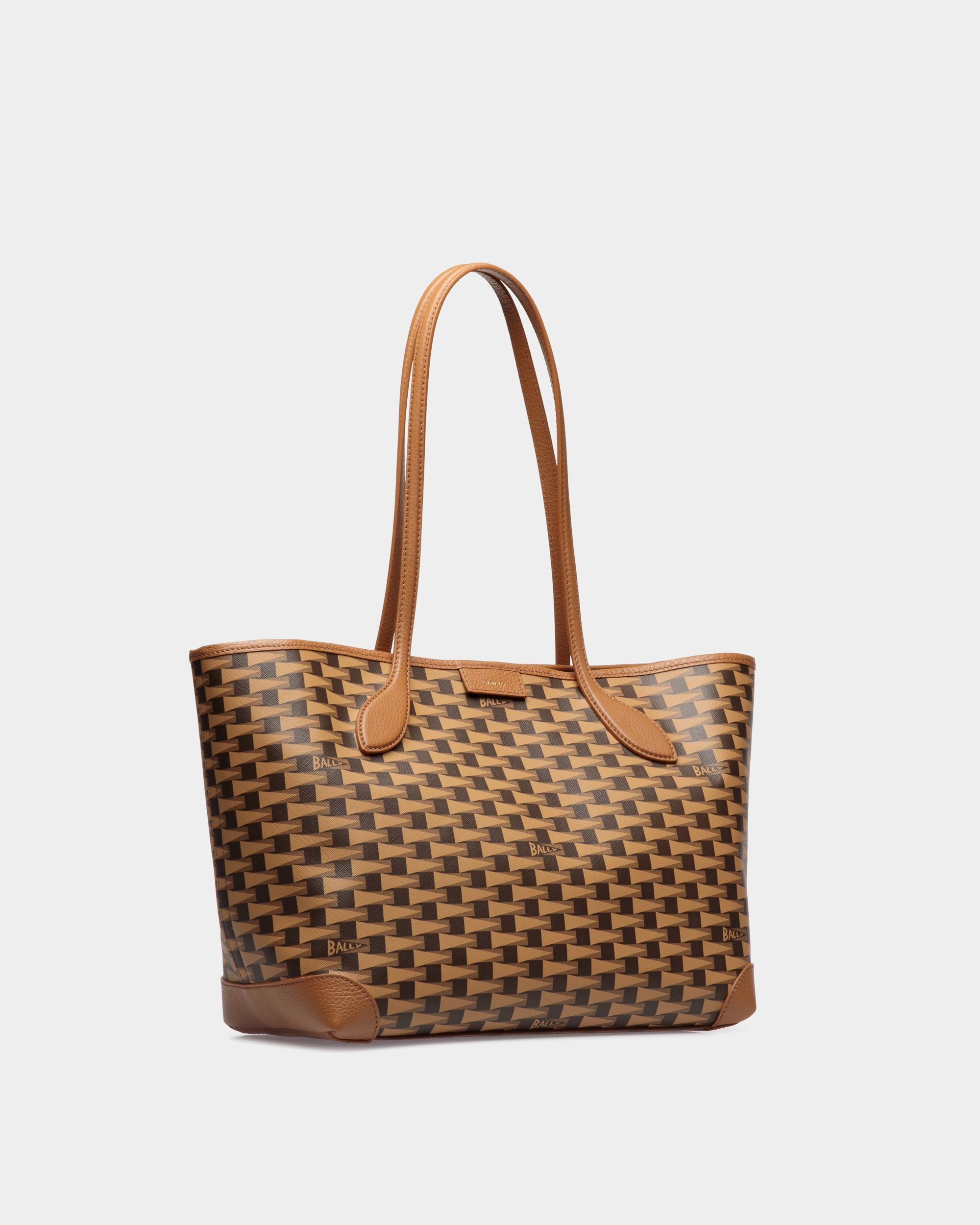 Sac Cabas Pennant Avec Motif Pennant Marron - Femme - Bally - 04