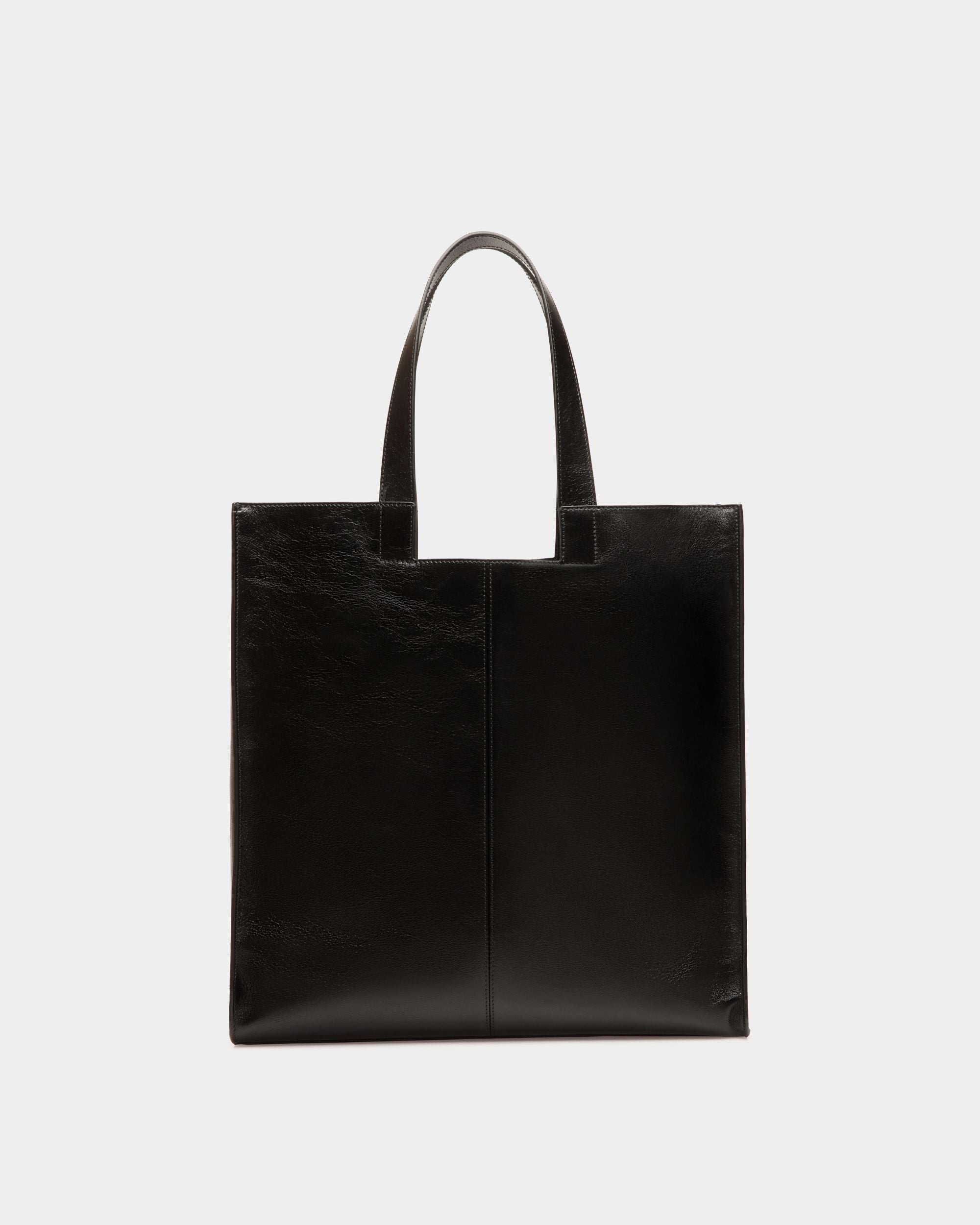 Sac Cabas Easy Bally En Cuir Noir Avec Clous - Femme - Bally - 03
