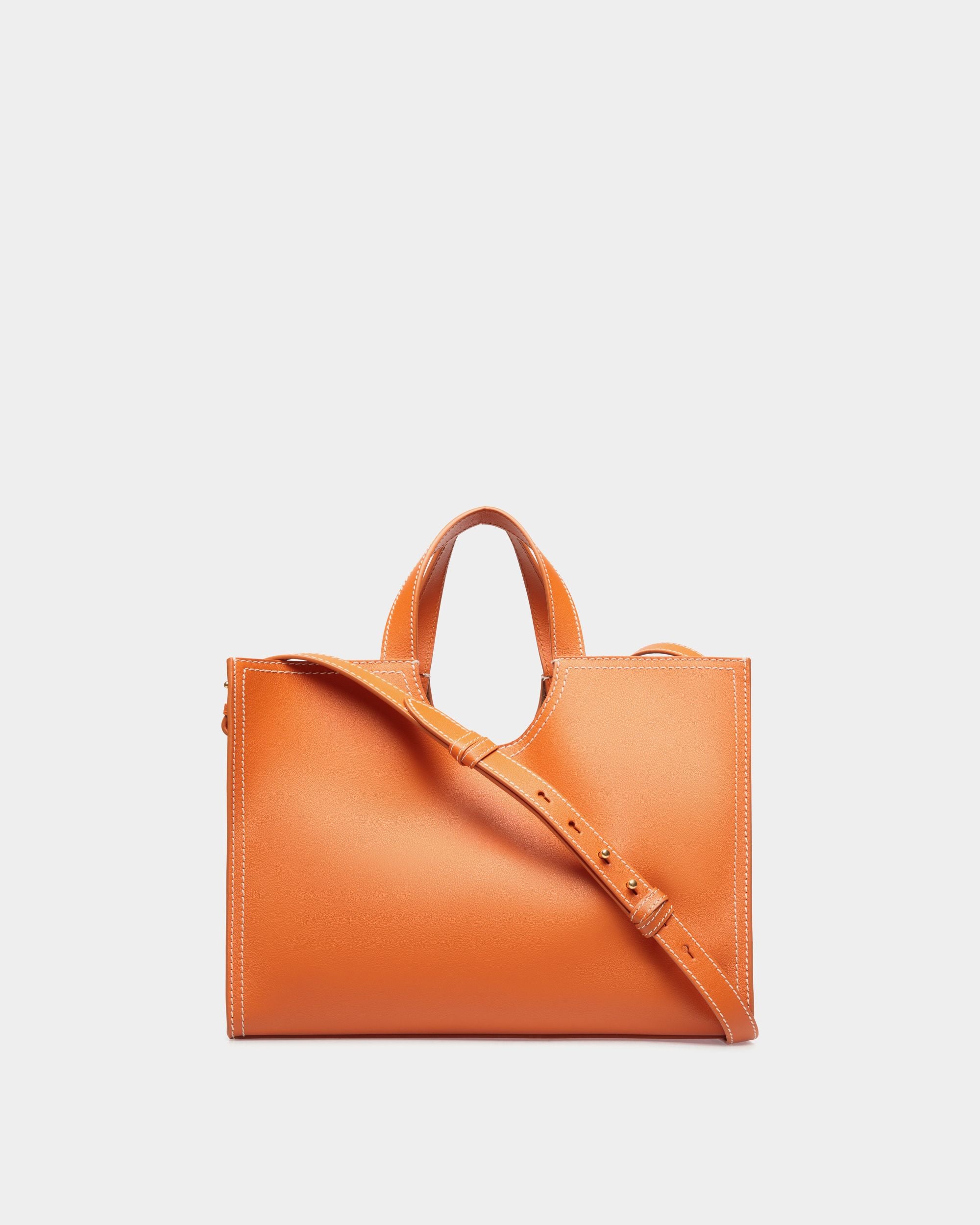 Sac Cabas Easy Bally En Cuir Koi Orange - Femme - Bally - 02