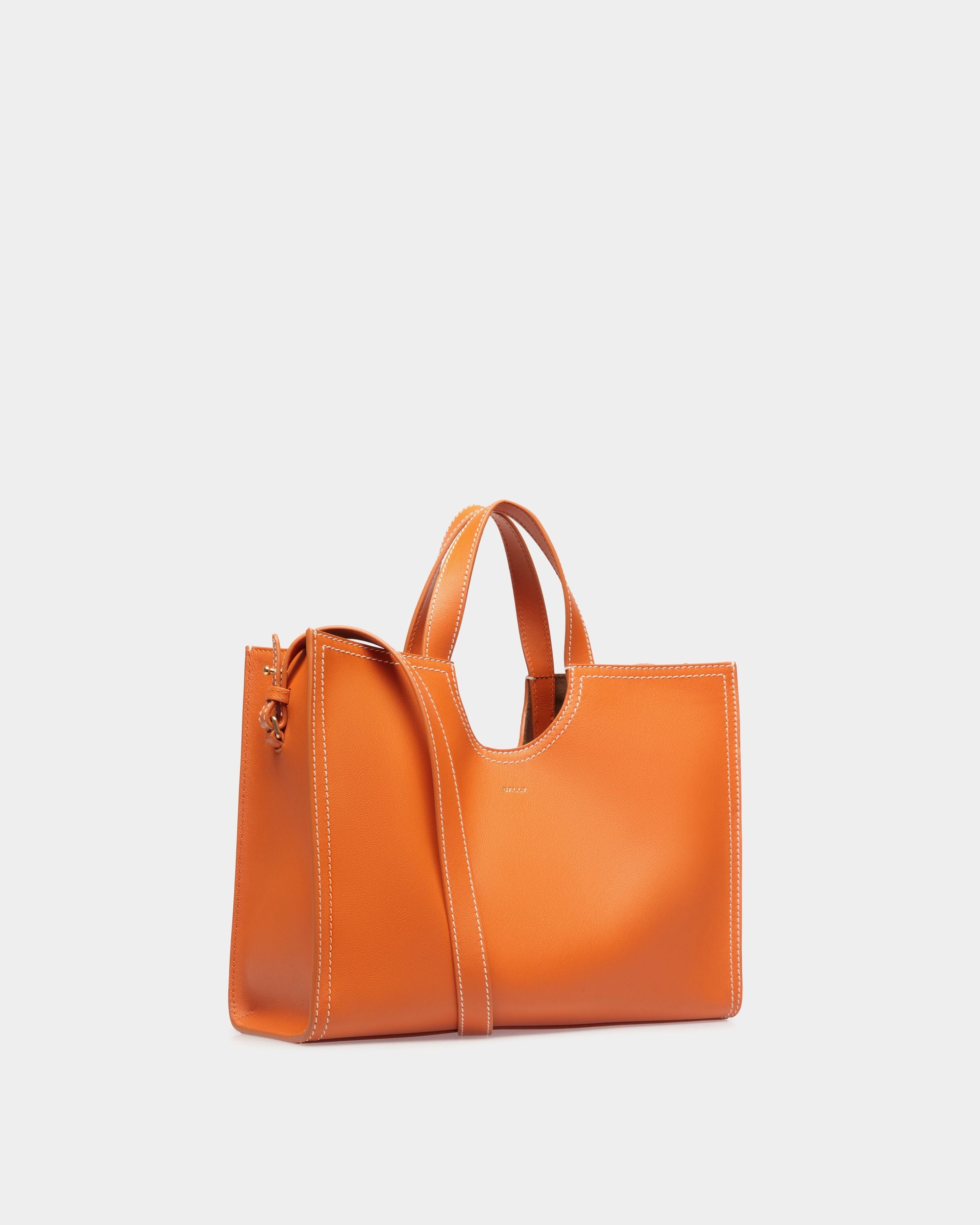 Sac Cabas Easy Bally En Cuir Koi Orange - Femme - Bally - 03