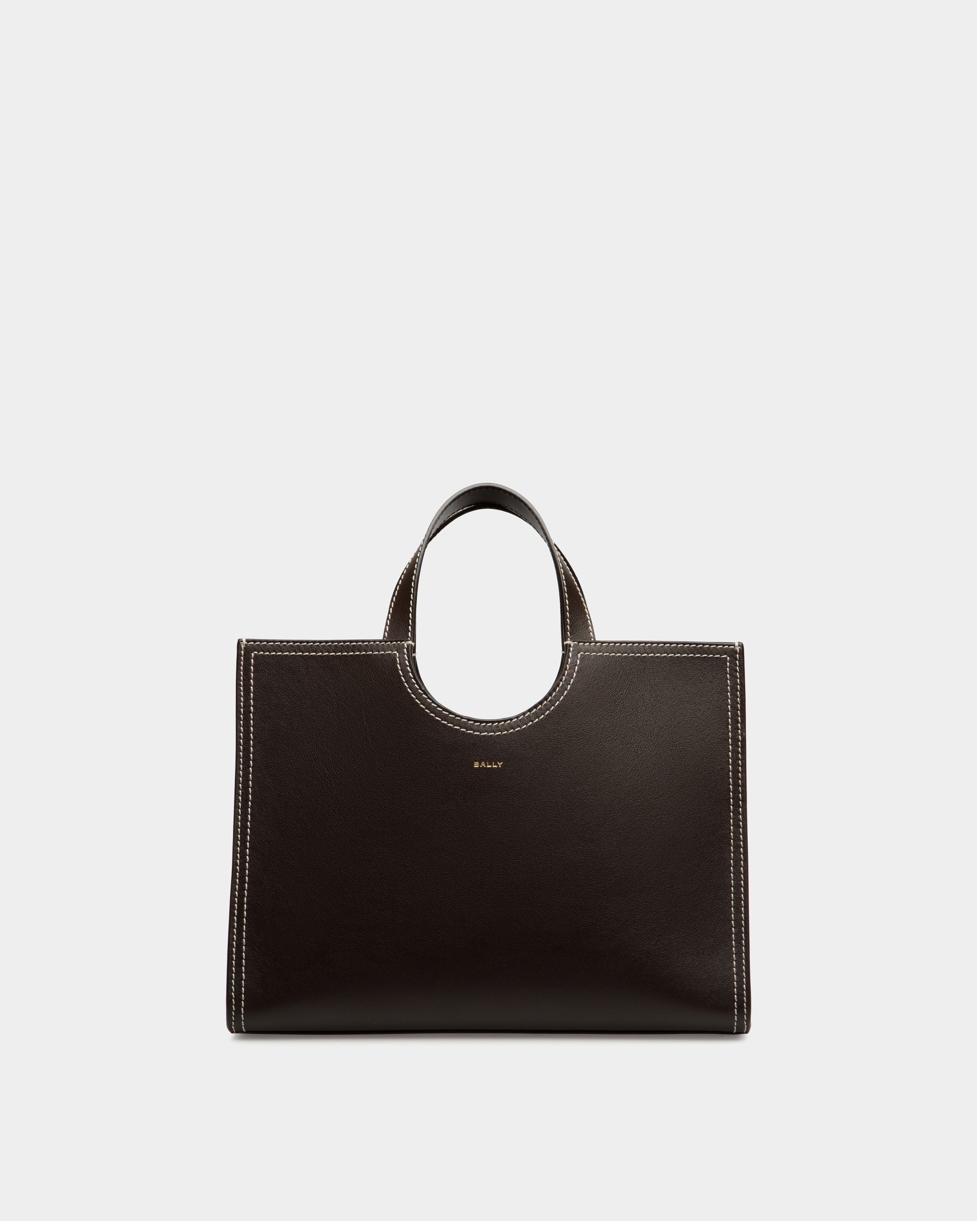 Sac Cabas Easy Bally En Cuir Ebano - Femme - Bally - 01