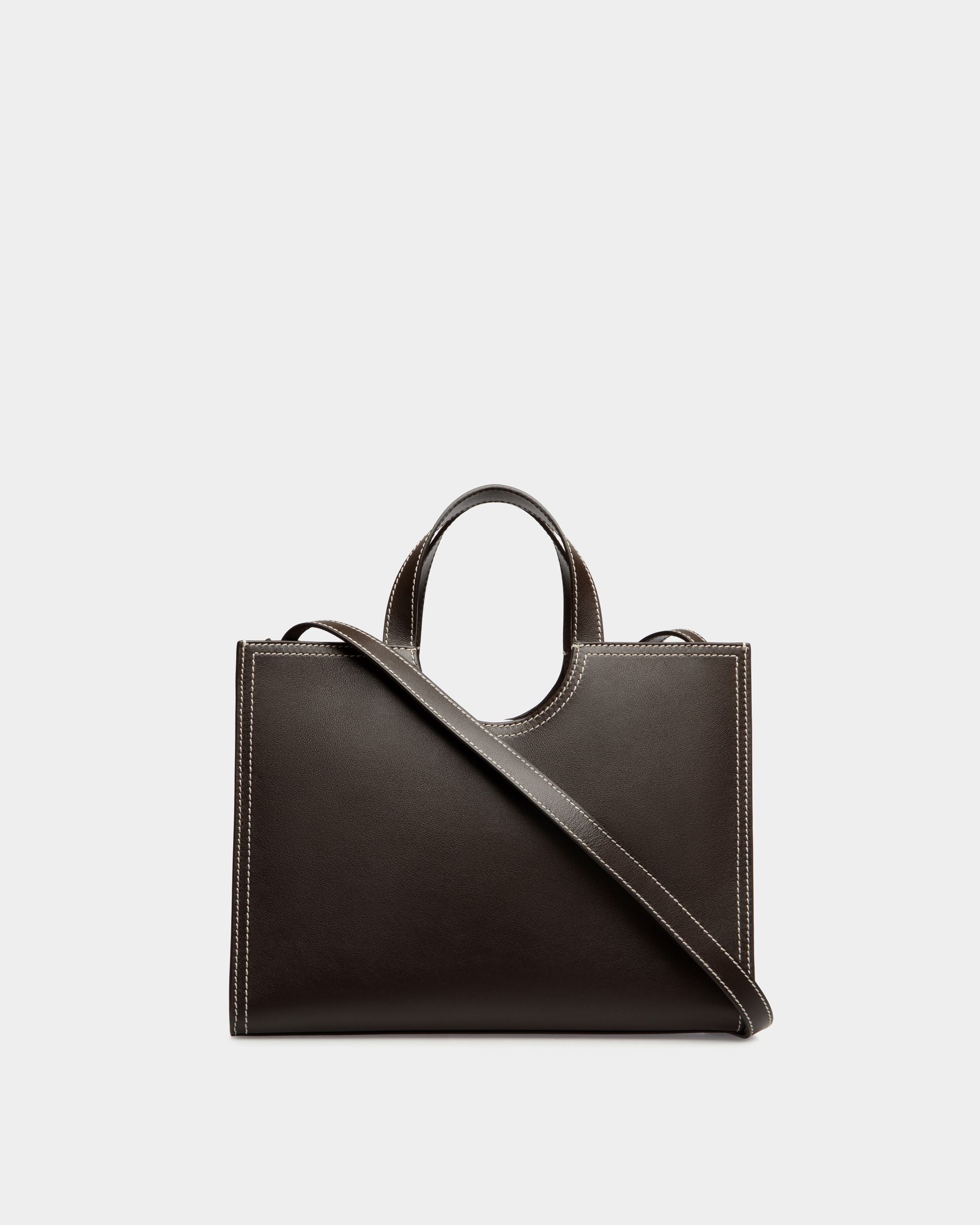 Sac Cabas Easy Bally En Cuir Ebano - Femme - Bally - 03