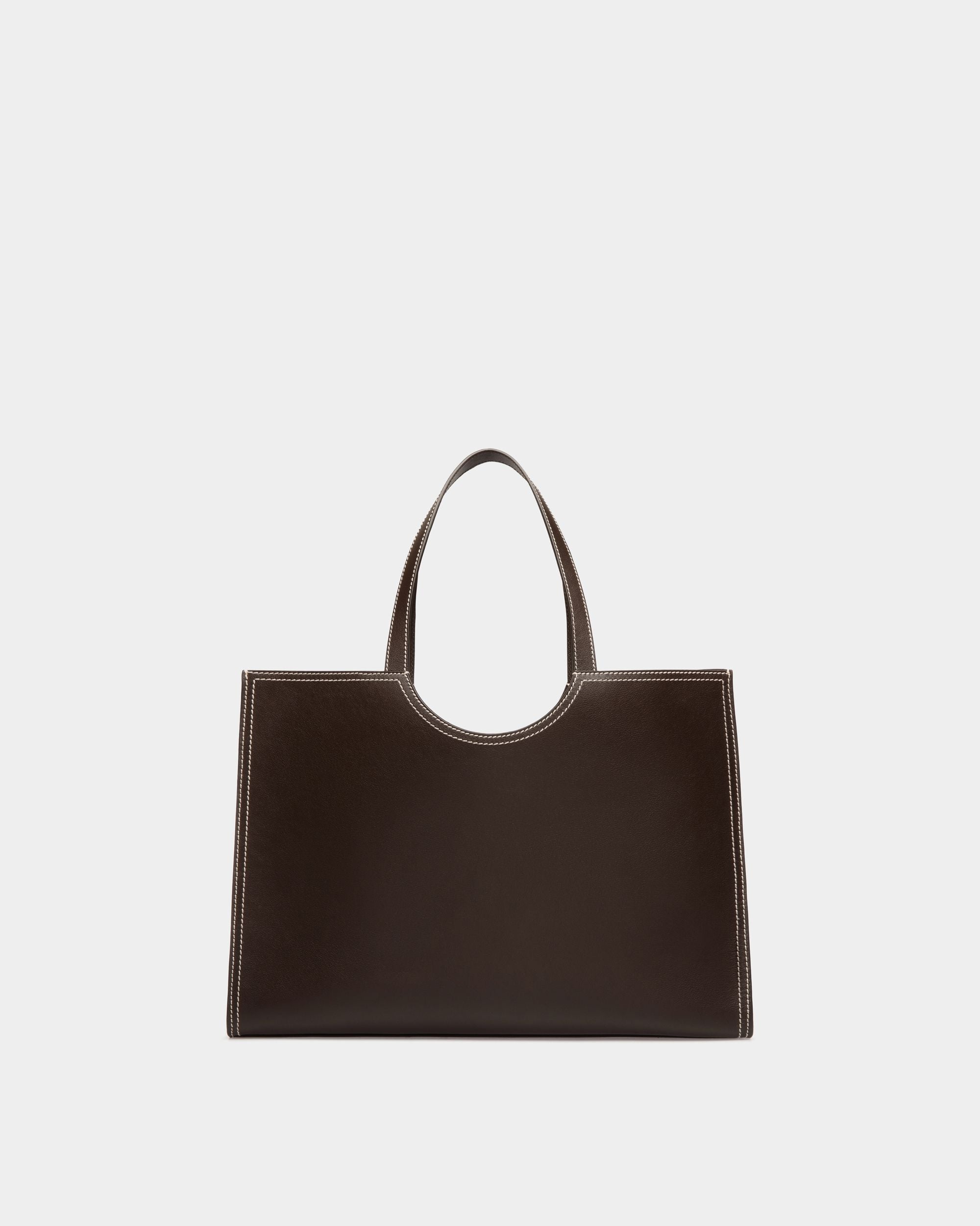 Sac Cabas Easy Bally En Cuir Ebano - Femme - Bally - 03