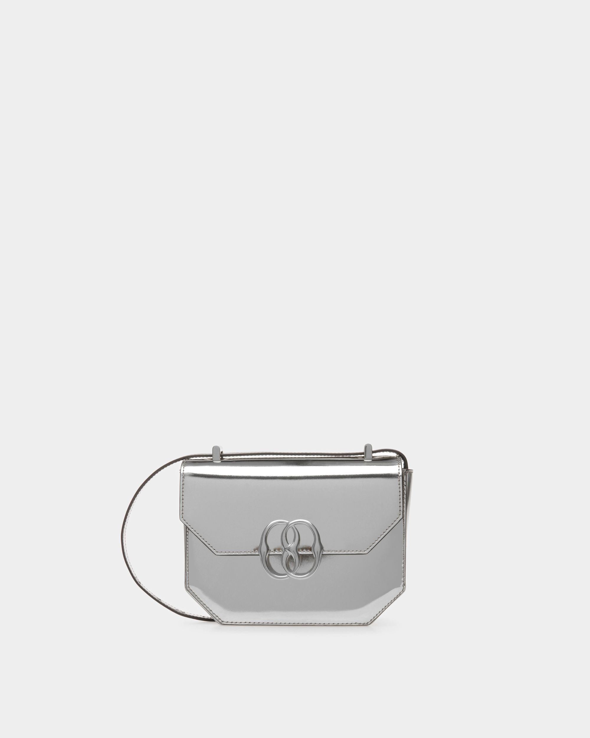 Mini-Sac Emblem En Cuir Argent - Femme - Bally - 01