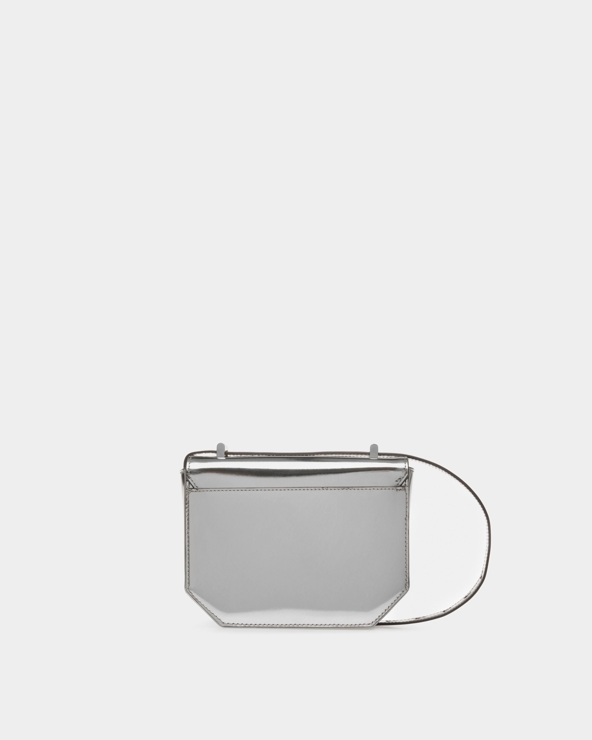 Mini-Sac Emblem En Cuir Argent - Femme - Bally - 02