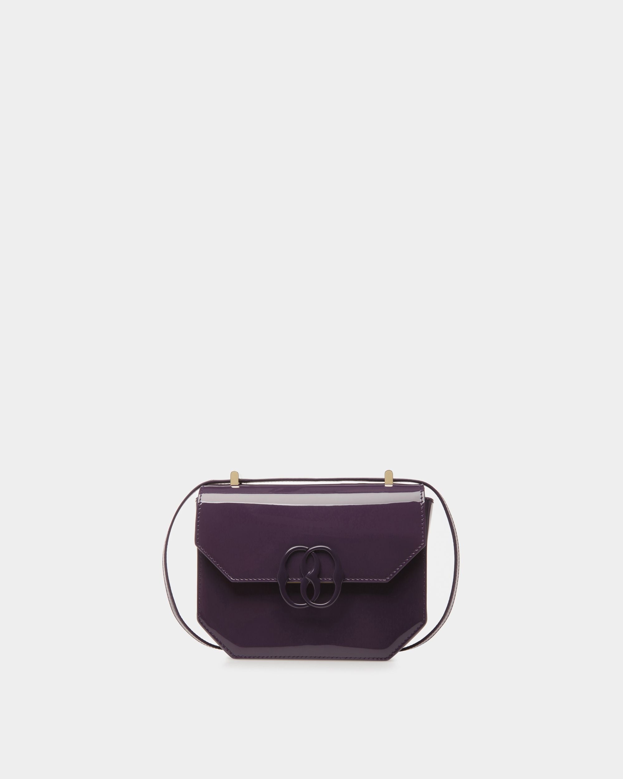 Mini-Sac Emblem En Cuir Orchidée - Femme - Bally - 01