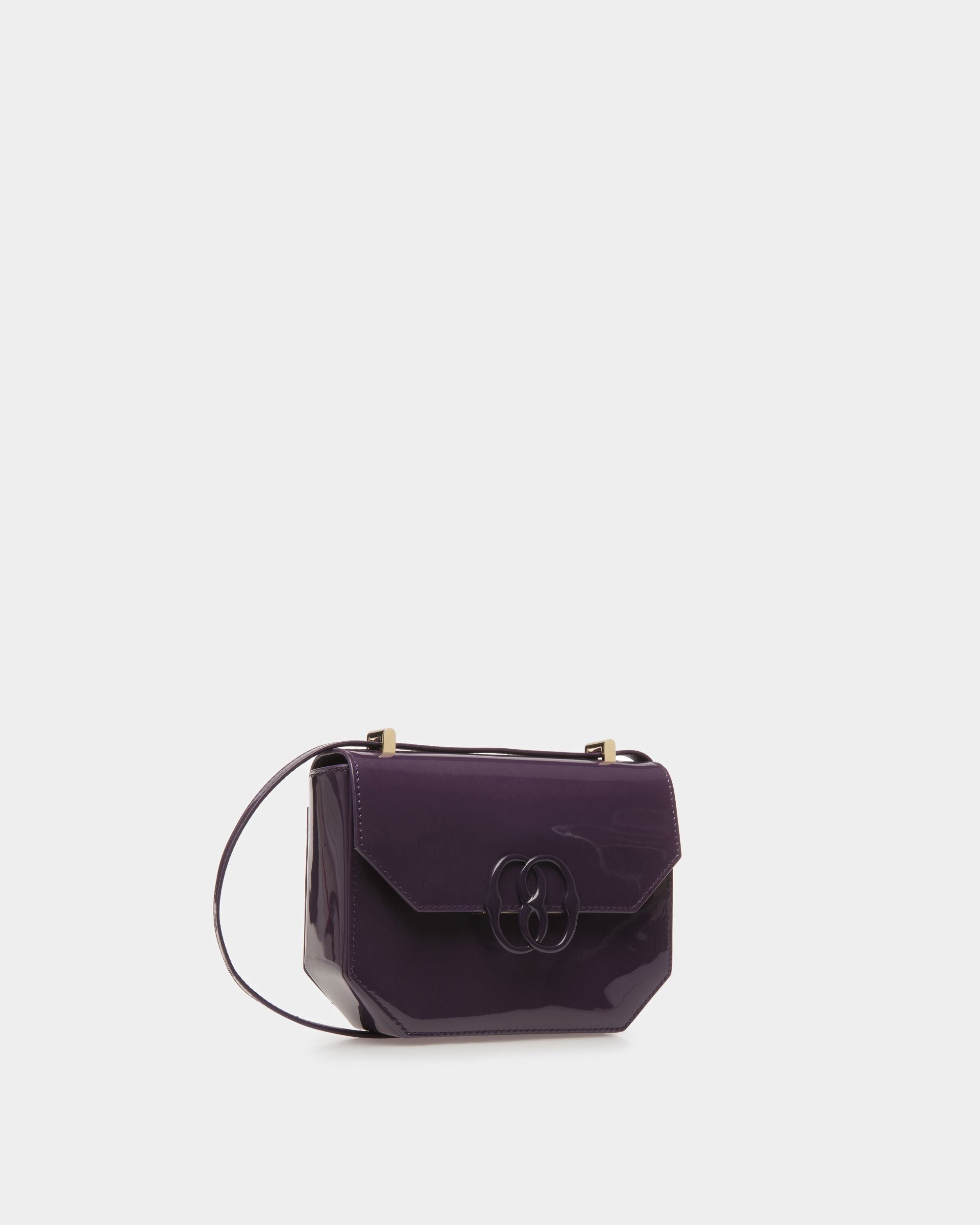 Mini-Sac Emblem En Cuir Orchidée - Femme - Bally - 03