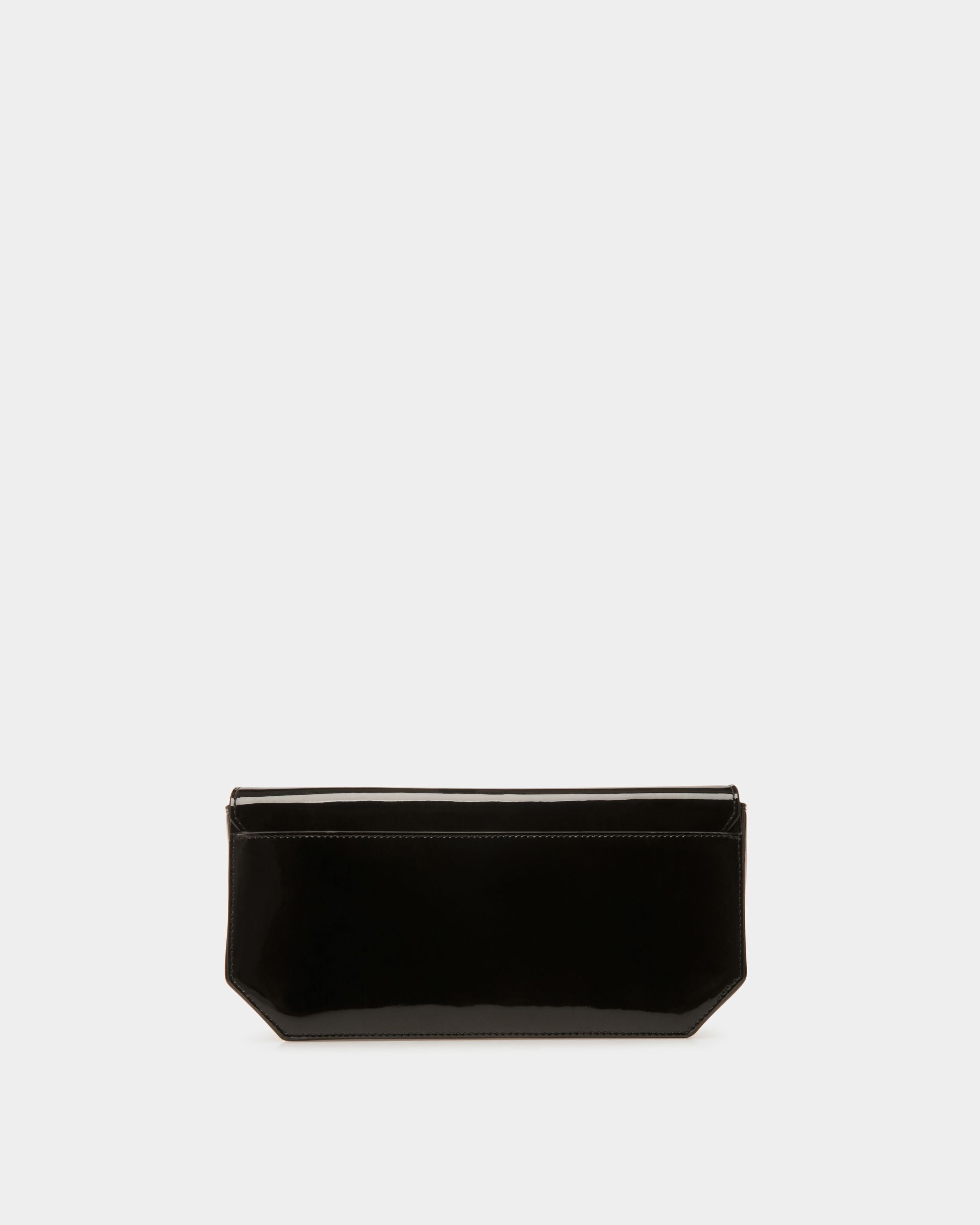 Sac D’Épaule Emblem En Cuir Noir - Femme - Bally - 03