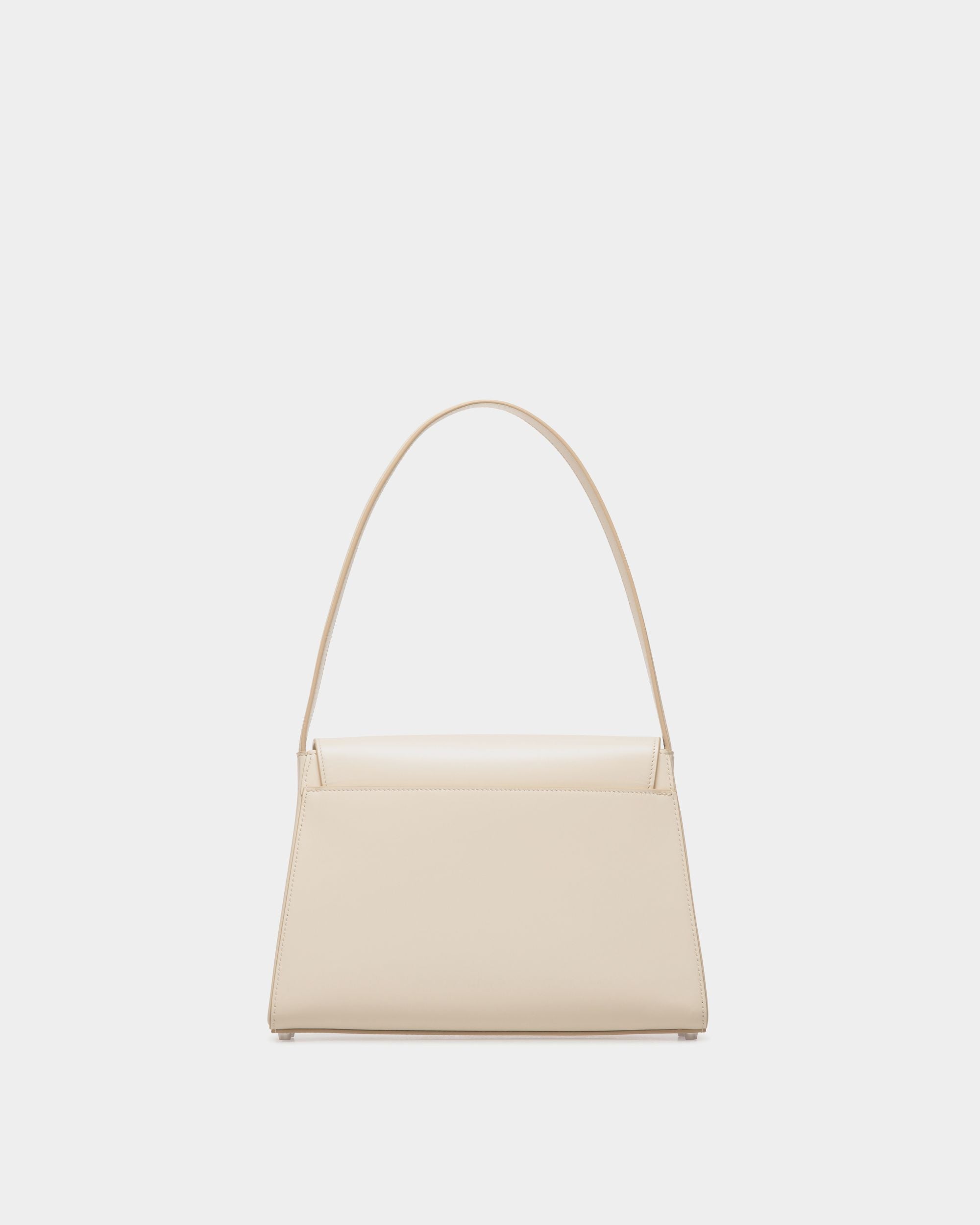 Sac D'épaule Ollam En Cuir Blanc - Femme - Bally - 03