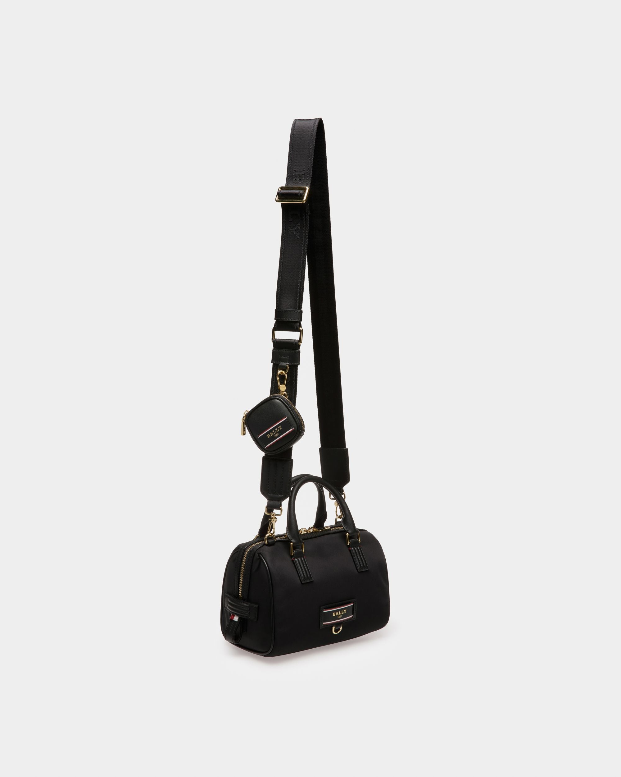 Evin Mini-Sac En Nylon Recyclé Noir - Femme - Bally - 05