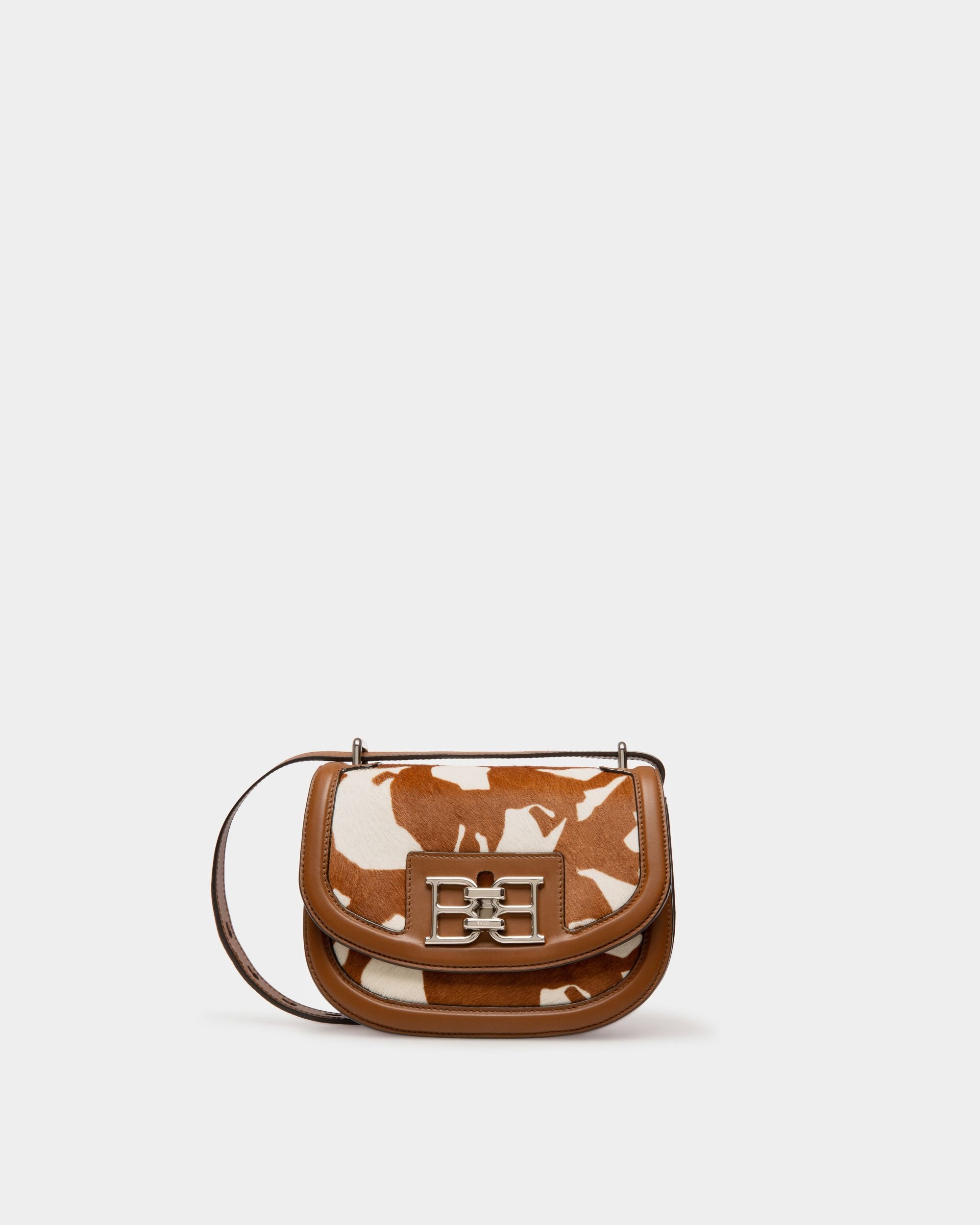 Baily Mini-Sac En Cuir Marron Et Blanc - Femme - Bally - 01