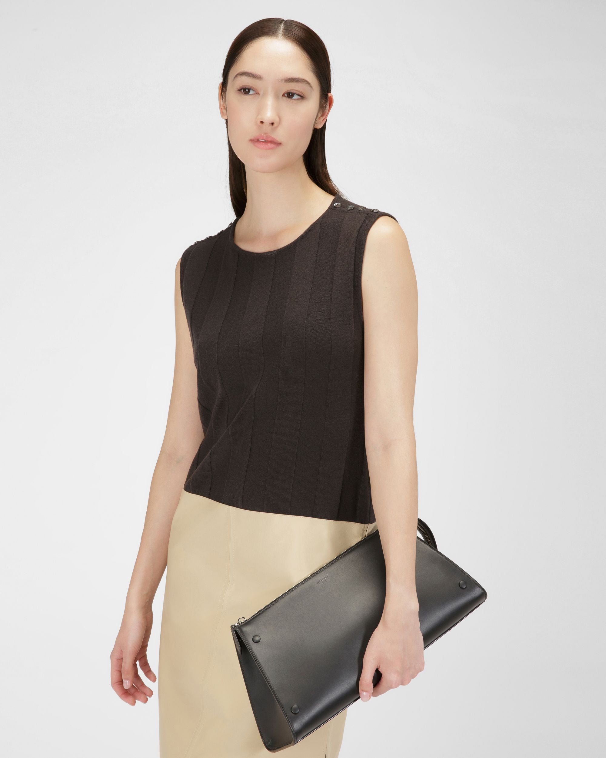 Arieel Mini-Sac En Cuir Noir - Femme - Bally - 02