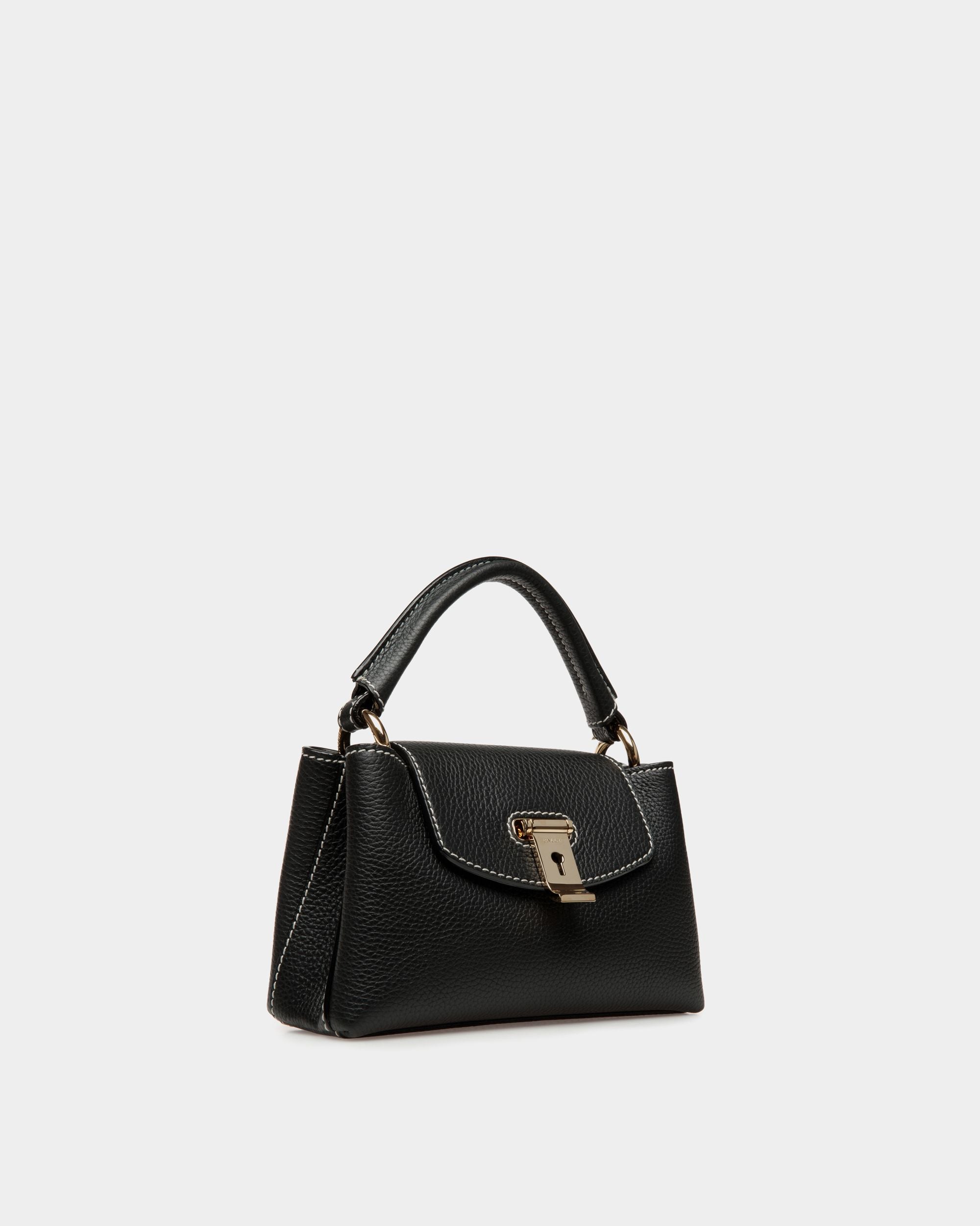 Layka Xs Mini Sac En Cuir Noir - Femme - Bally - 04
