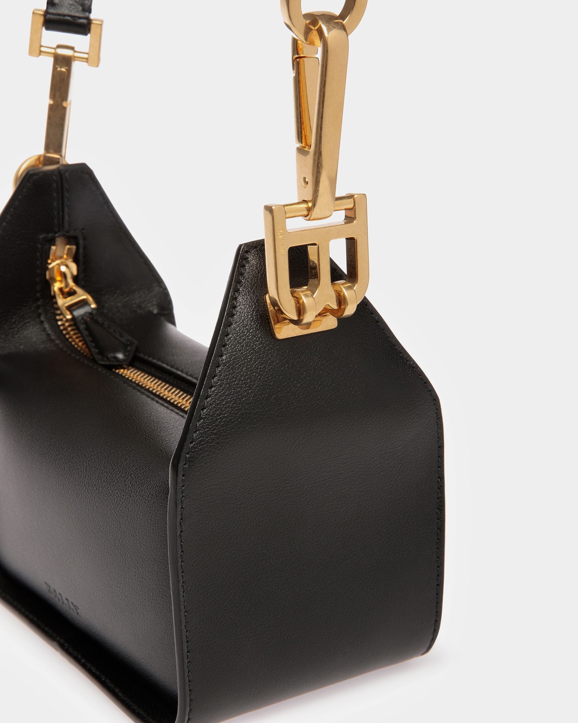 B-Hook XS Mini Sac En Cuir Noir - Femme - Bally - 03