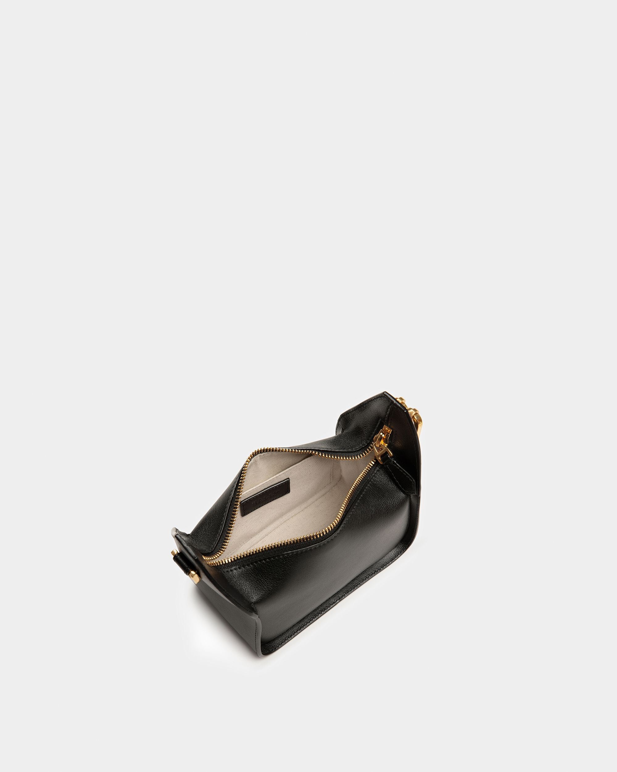 B-Hook XS Mini Sac En Cuir Noir - Femme - Bally - 04