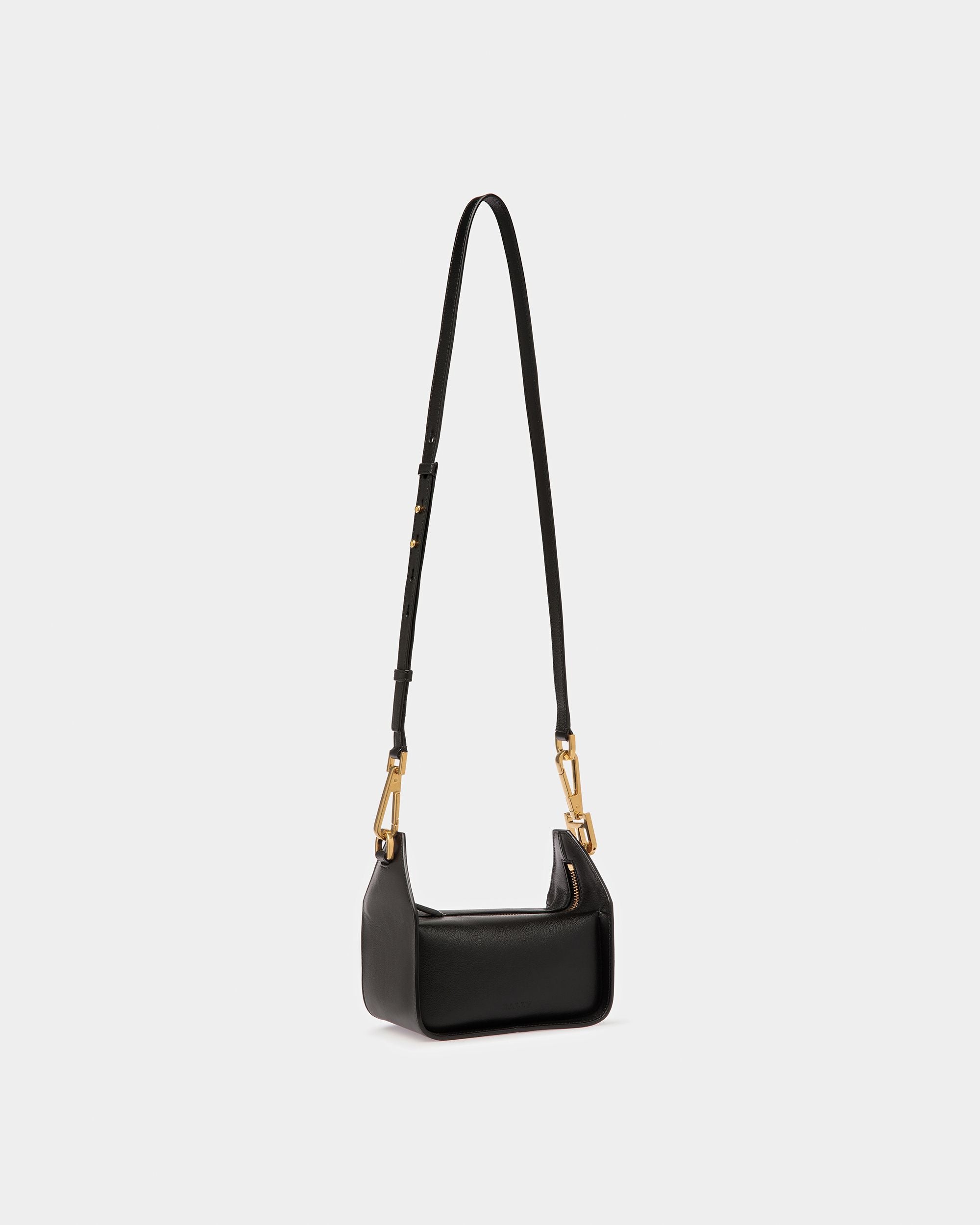 B-Hook XS Mini Sac En Cuir Noir - Femme - Bally - 05
