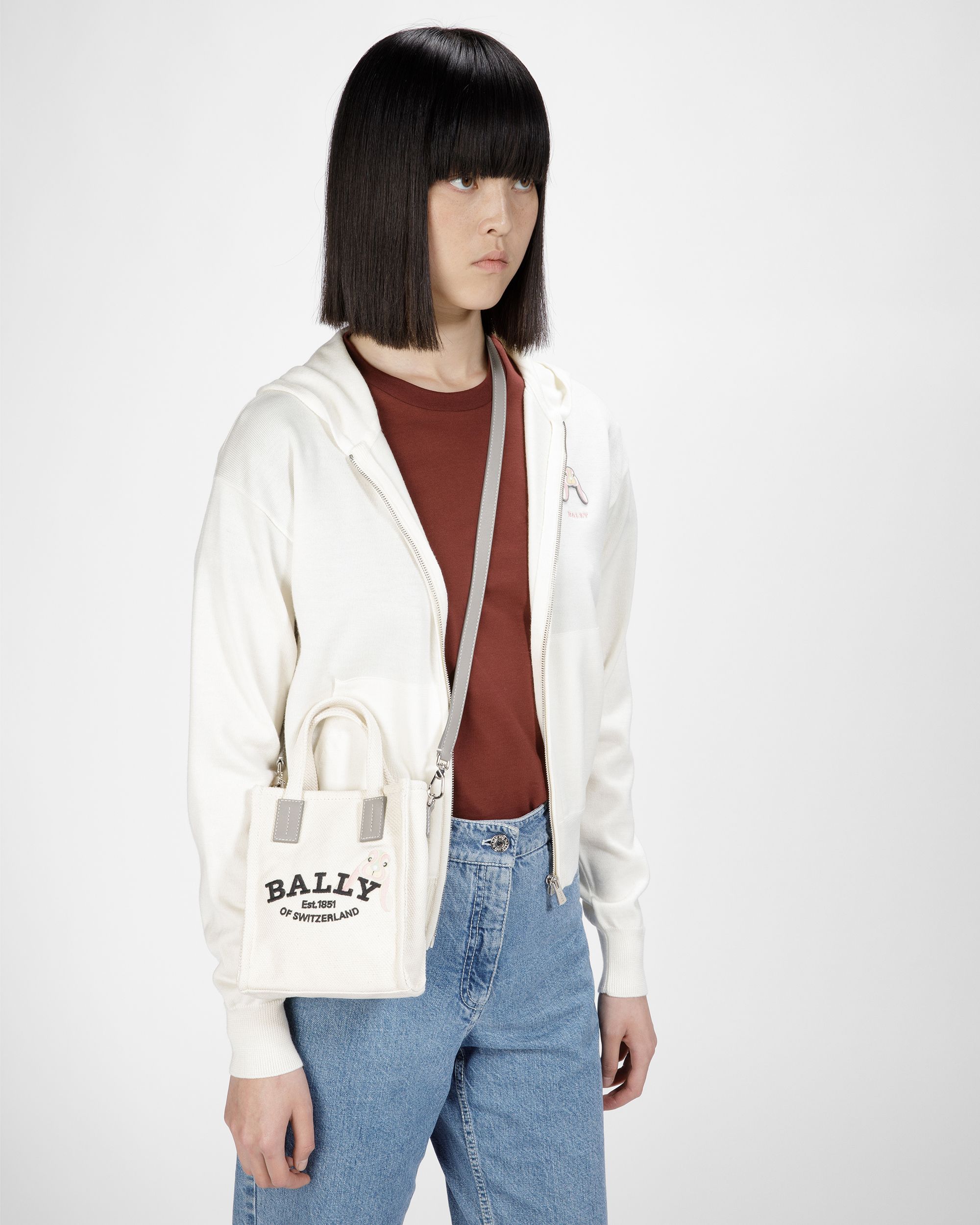 Crystalia XS Min Sac En Cuir De Couleur Naturelle - Femme - Bally - 06