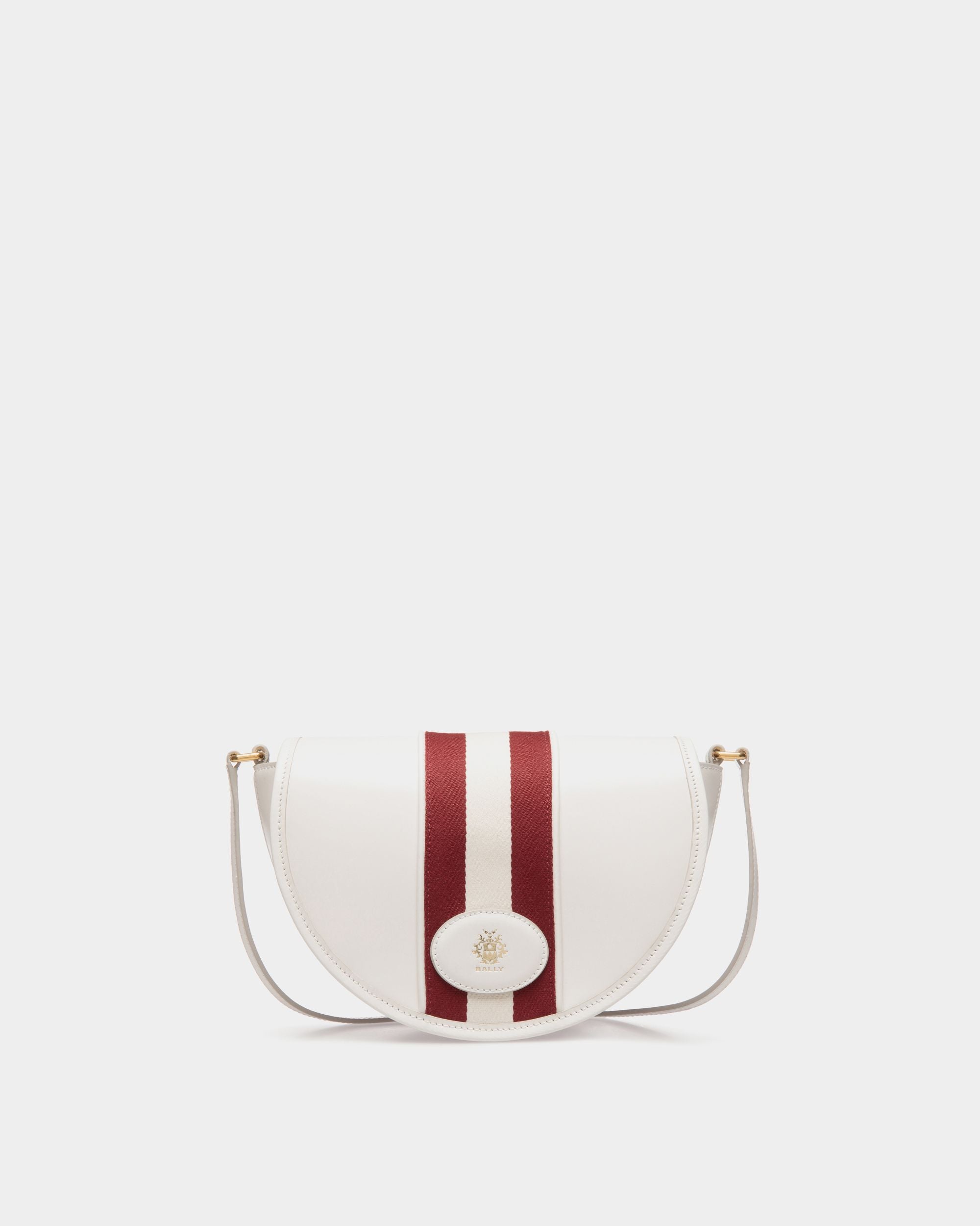 Signature Minibag In White  Leather - Femme - Bally - 01