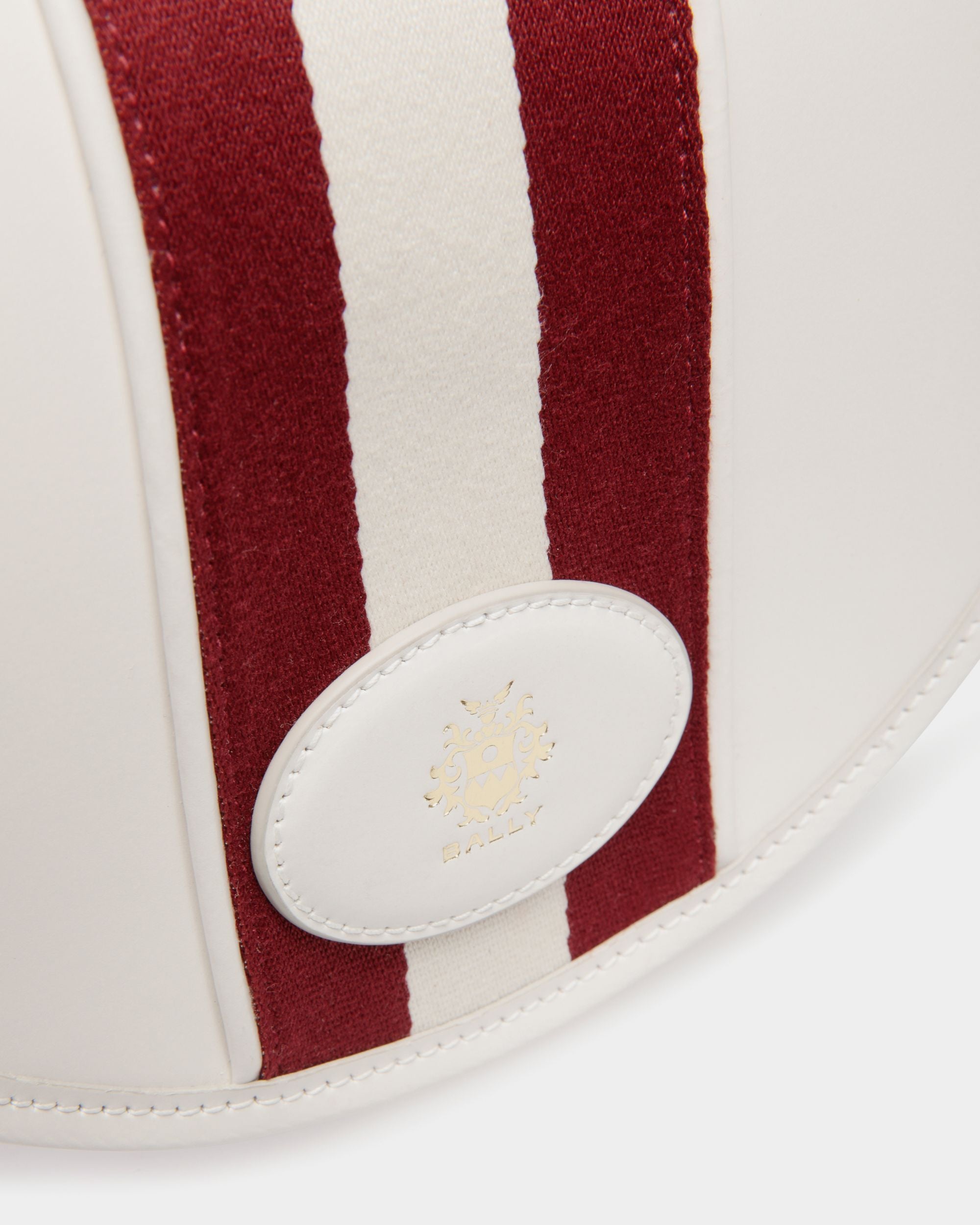Signature Minibag In White  Leather - Femme - Bally - 05