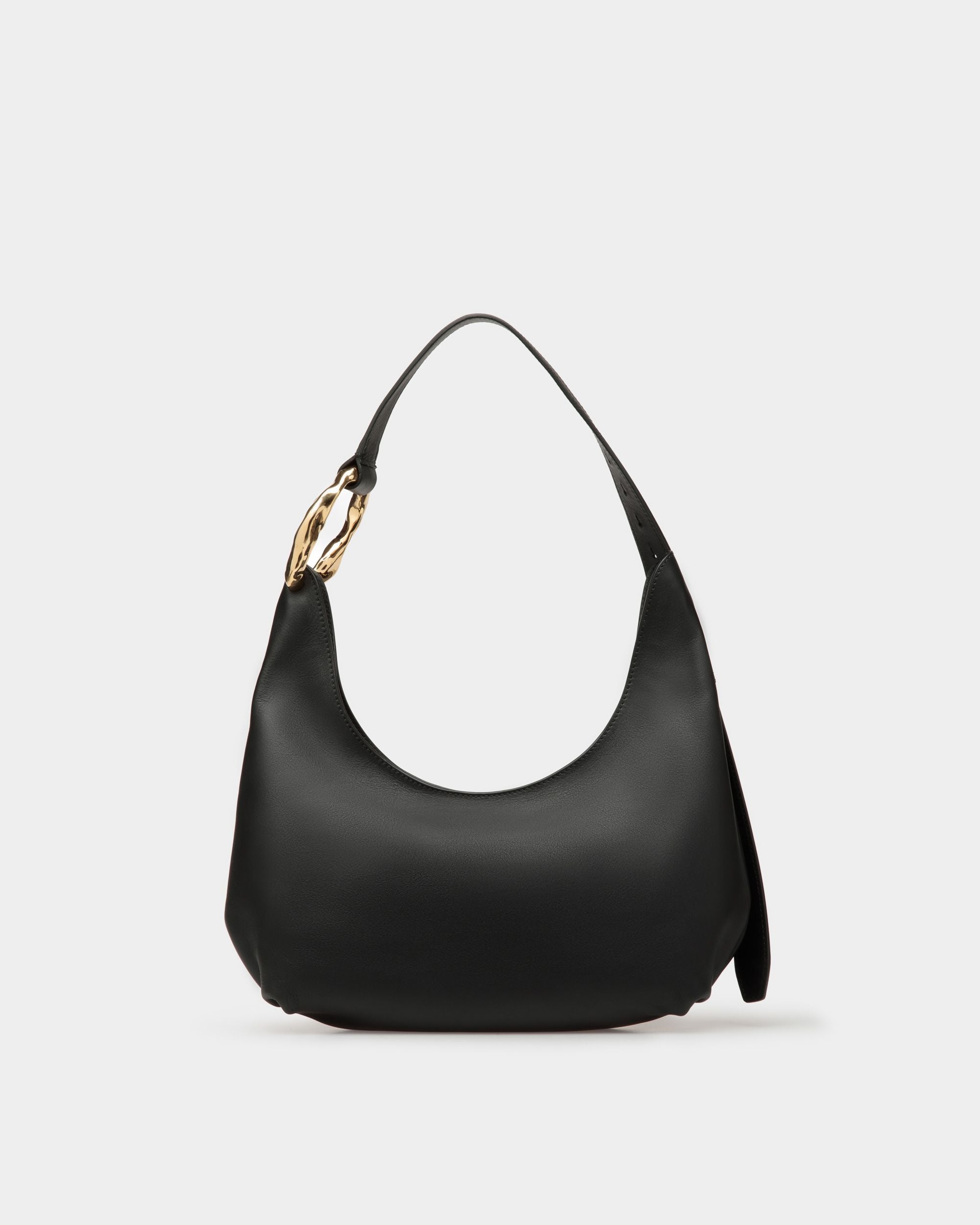 Sac besace Baroque En cuir noir - Femme - Bally - 03