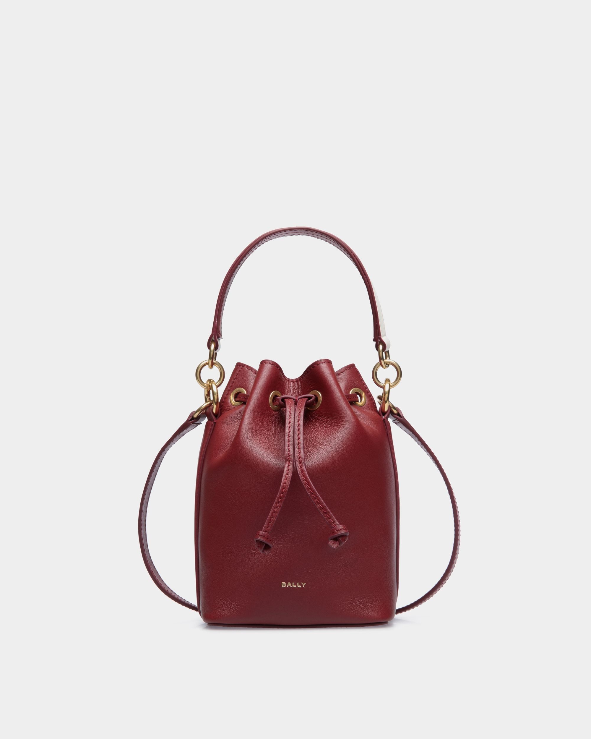 Code Bucket In Red Bovine - Femme - Bally - 01