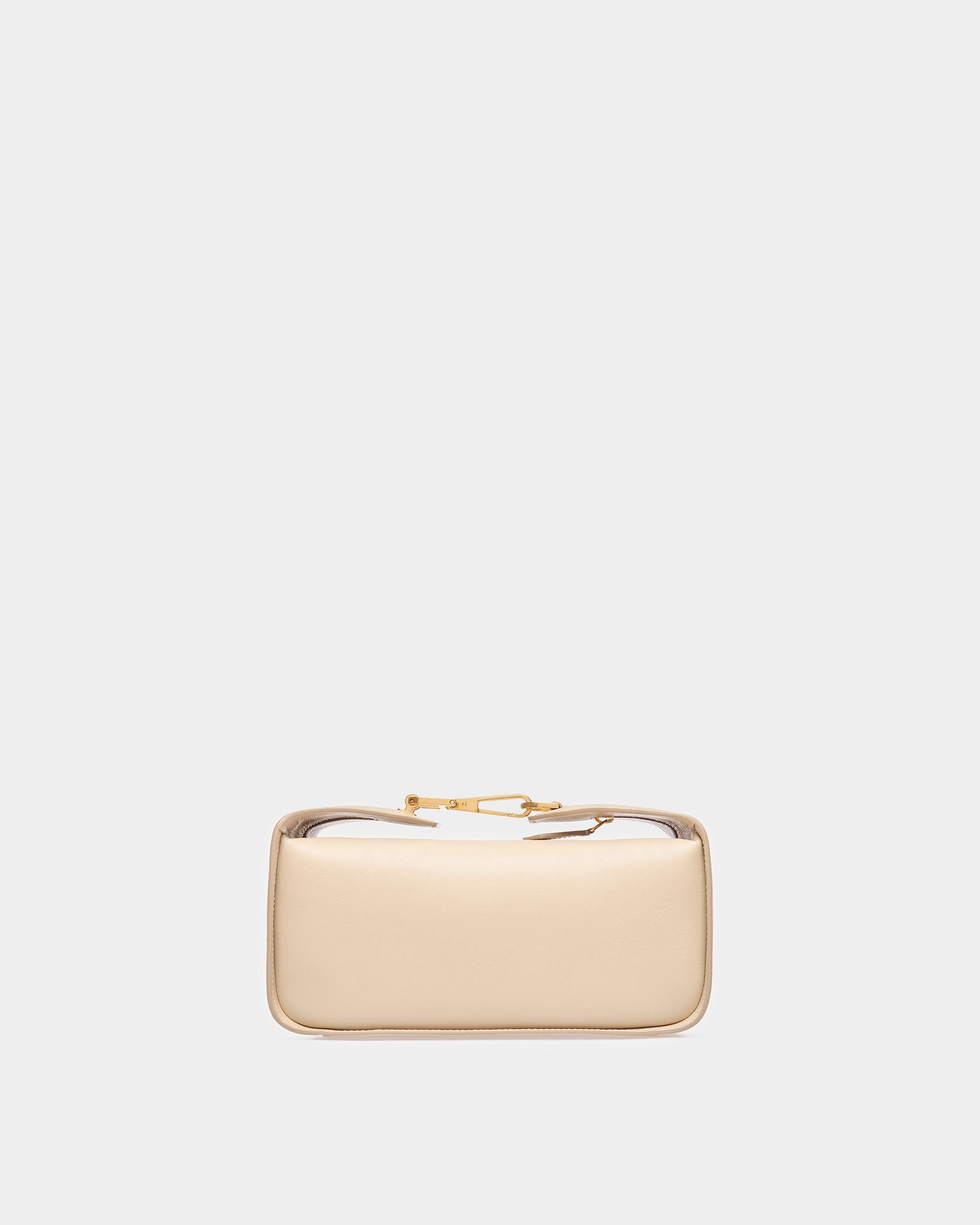 B-Hook Sac Porté Épaule En Cuir Couleur Fossil - Femme - Bally - 02