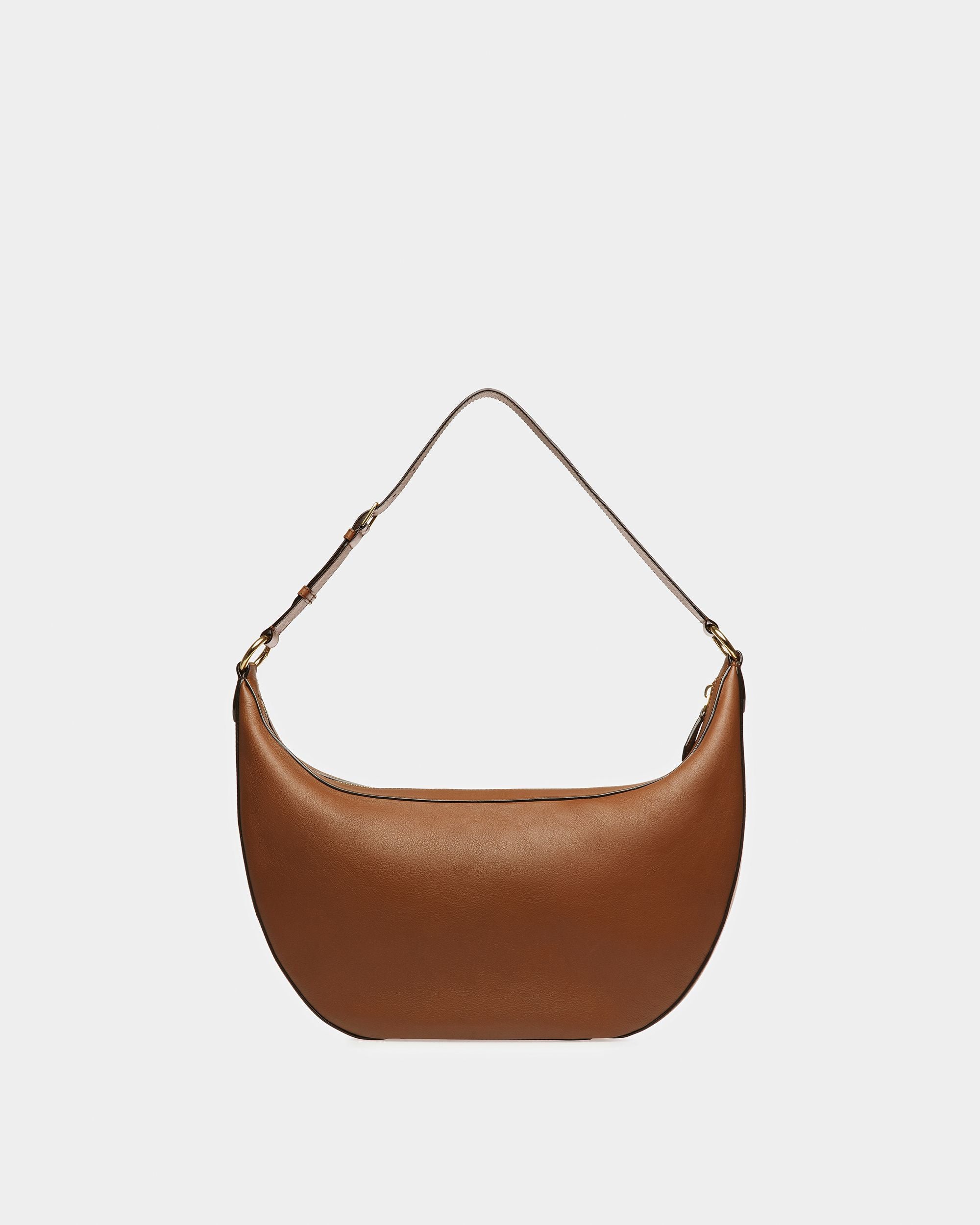 Charo Sac Porté Épaule En Cuir Marron - Femme - Bally - 03