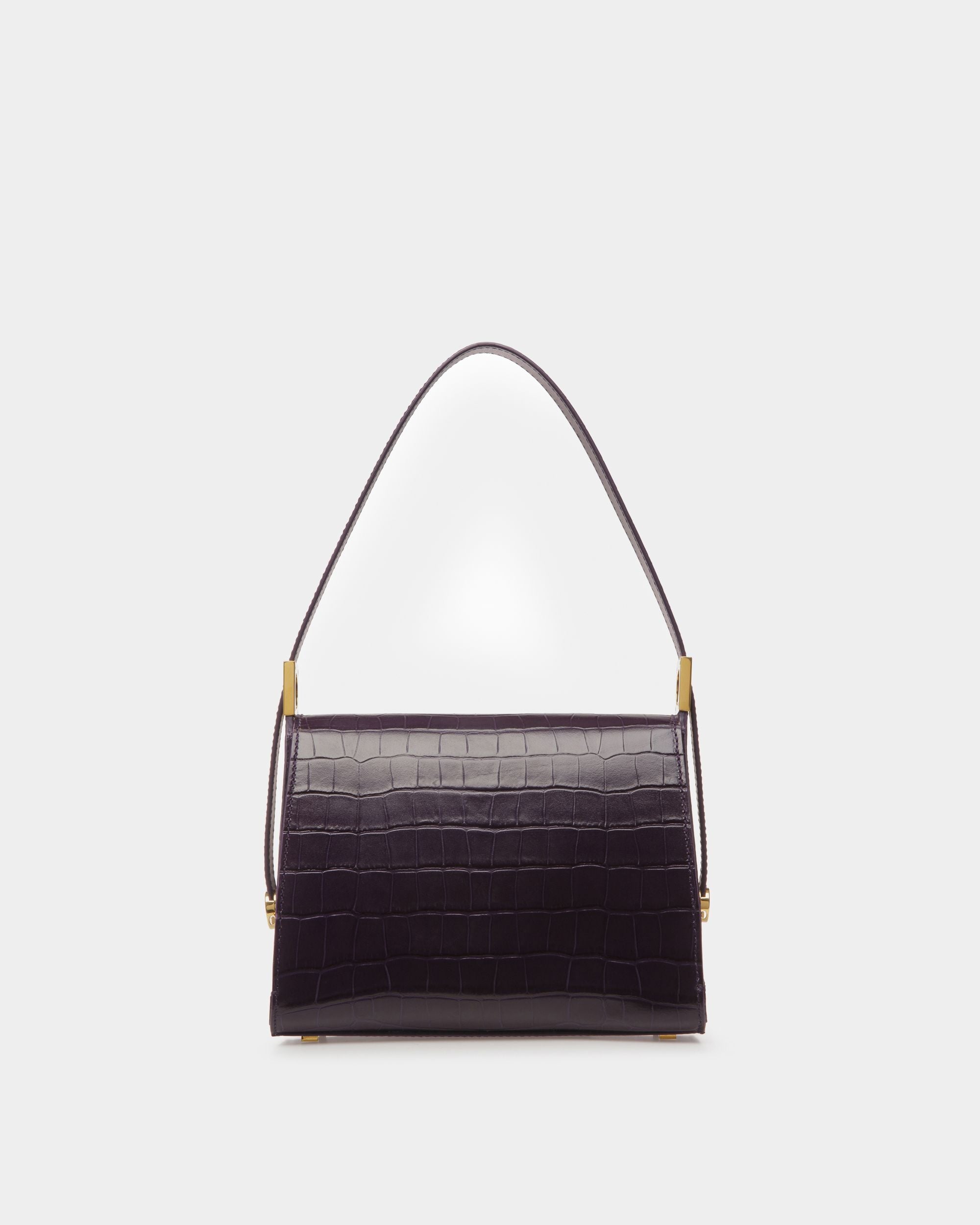 Sac Emblem À Anse Supérieure En Cuir Orchidée - Femme - Bally - 03