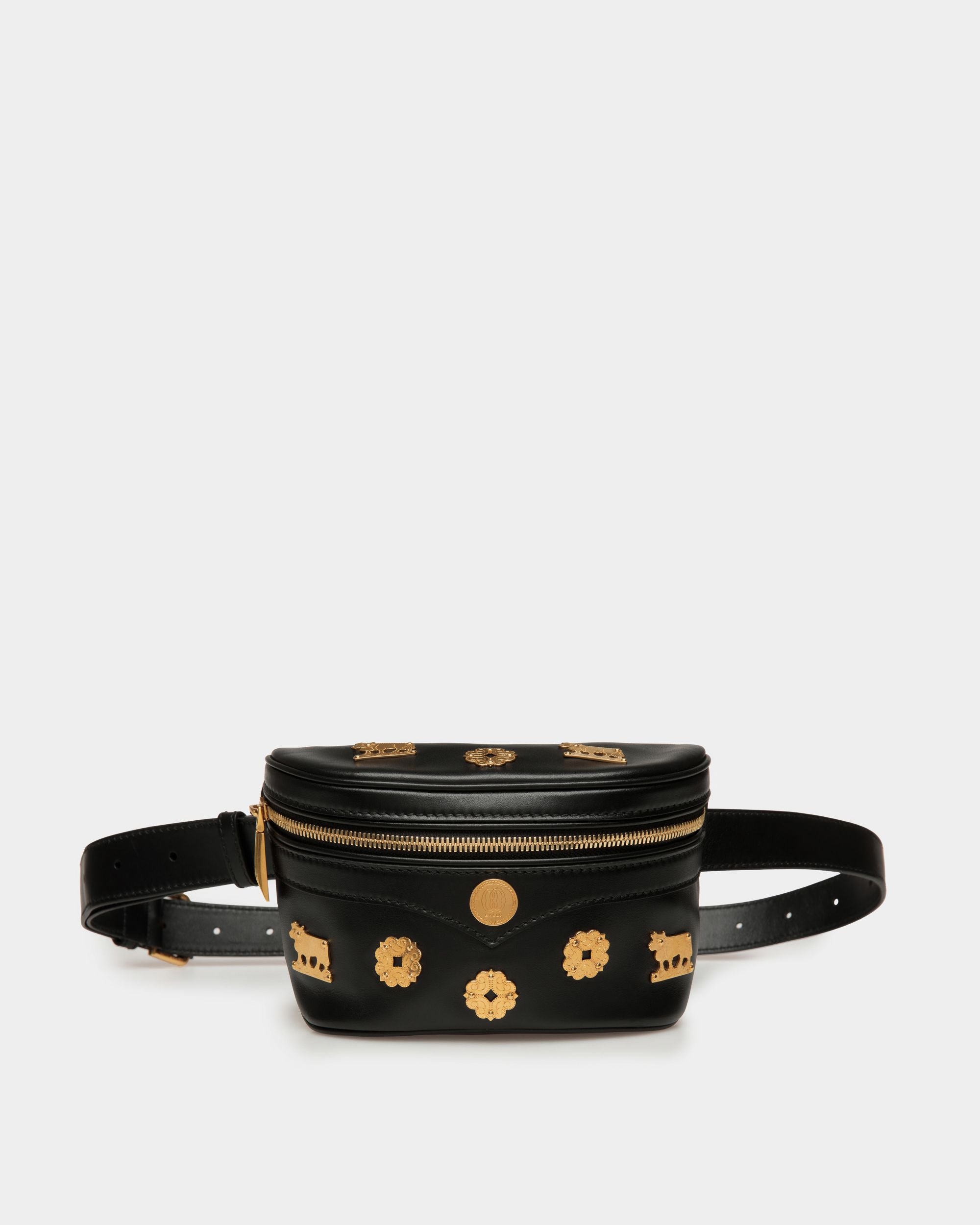 Sac Banane Mountain En Cuir Noir - Femme - Bally - 01