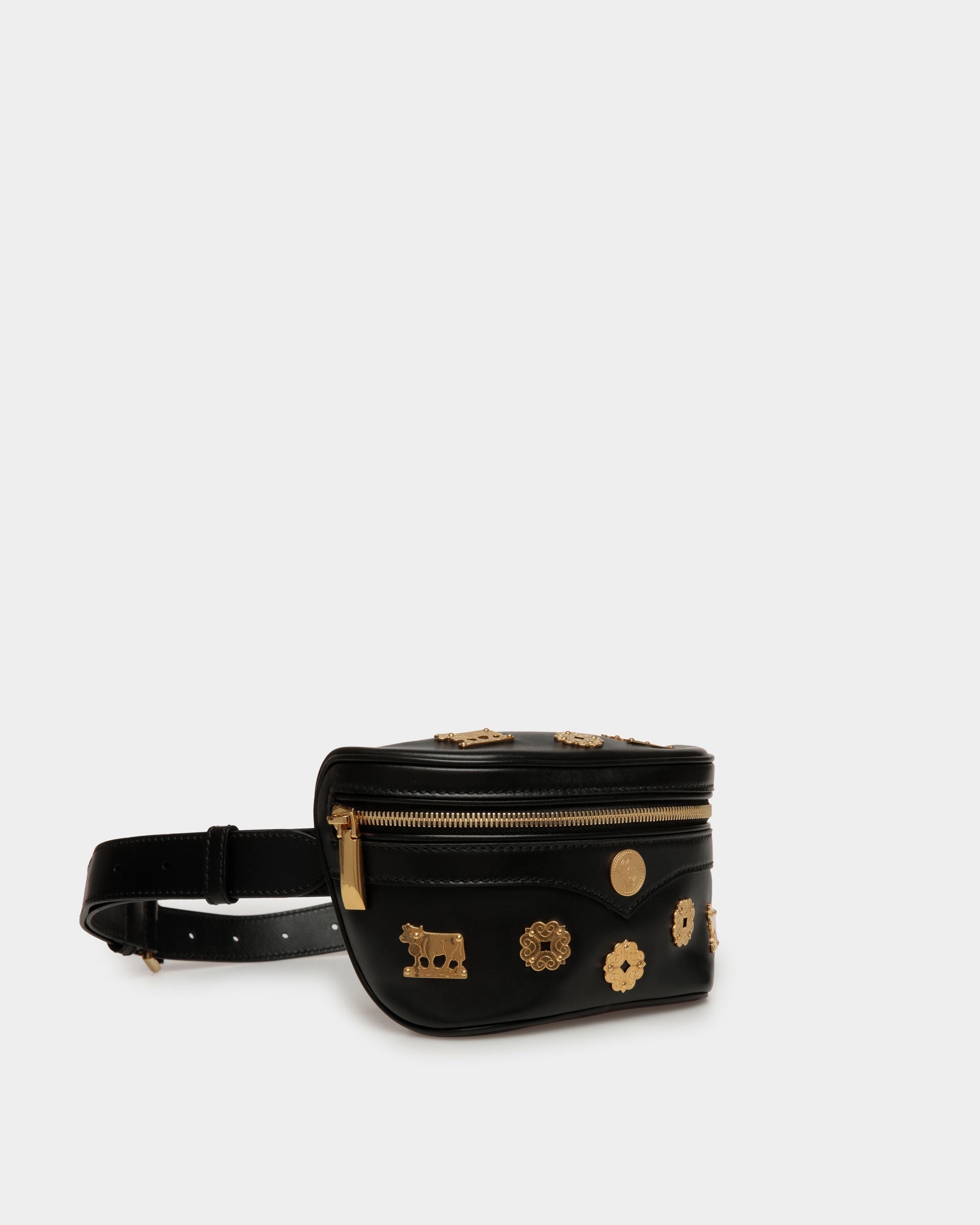 Sac Banane Mountain En Cuir Noir - Femme - Bally - 04