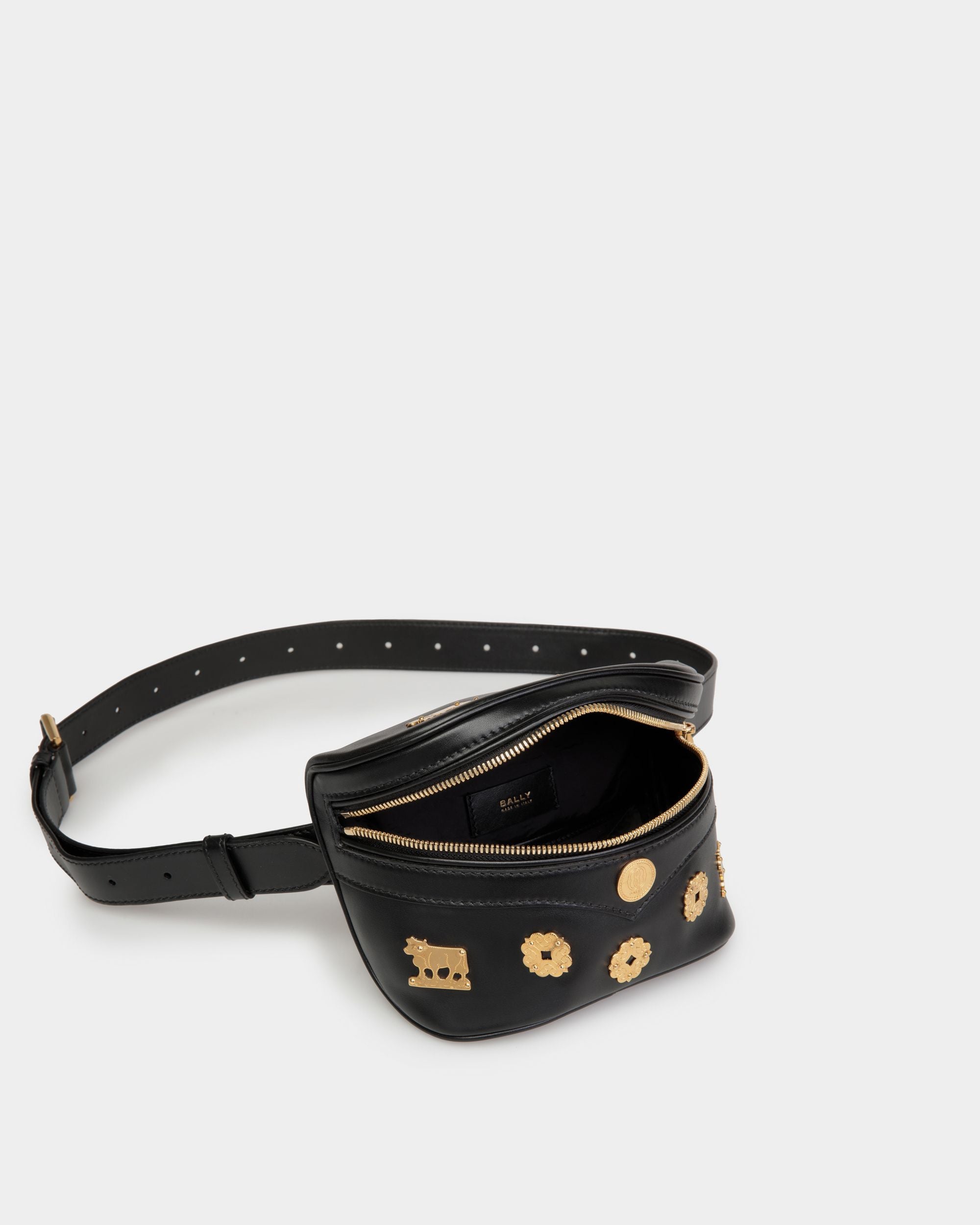 Sac Banane Mountain En Cuir Noir - Femme - Bally - 05