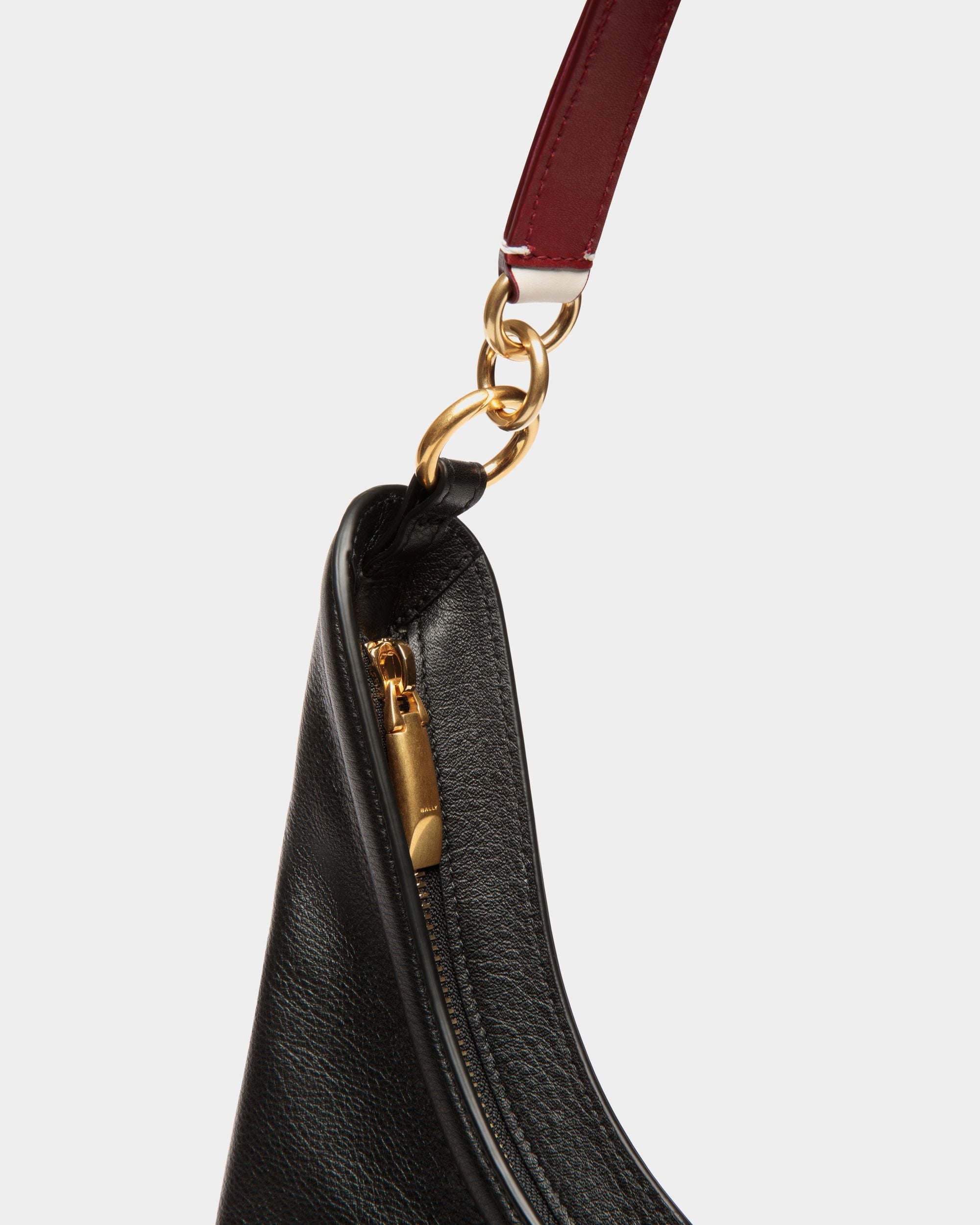 Sac Fourre-Tout Code En Cuir Noir - Femme - Bally - 06