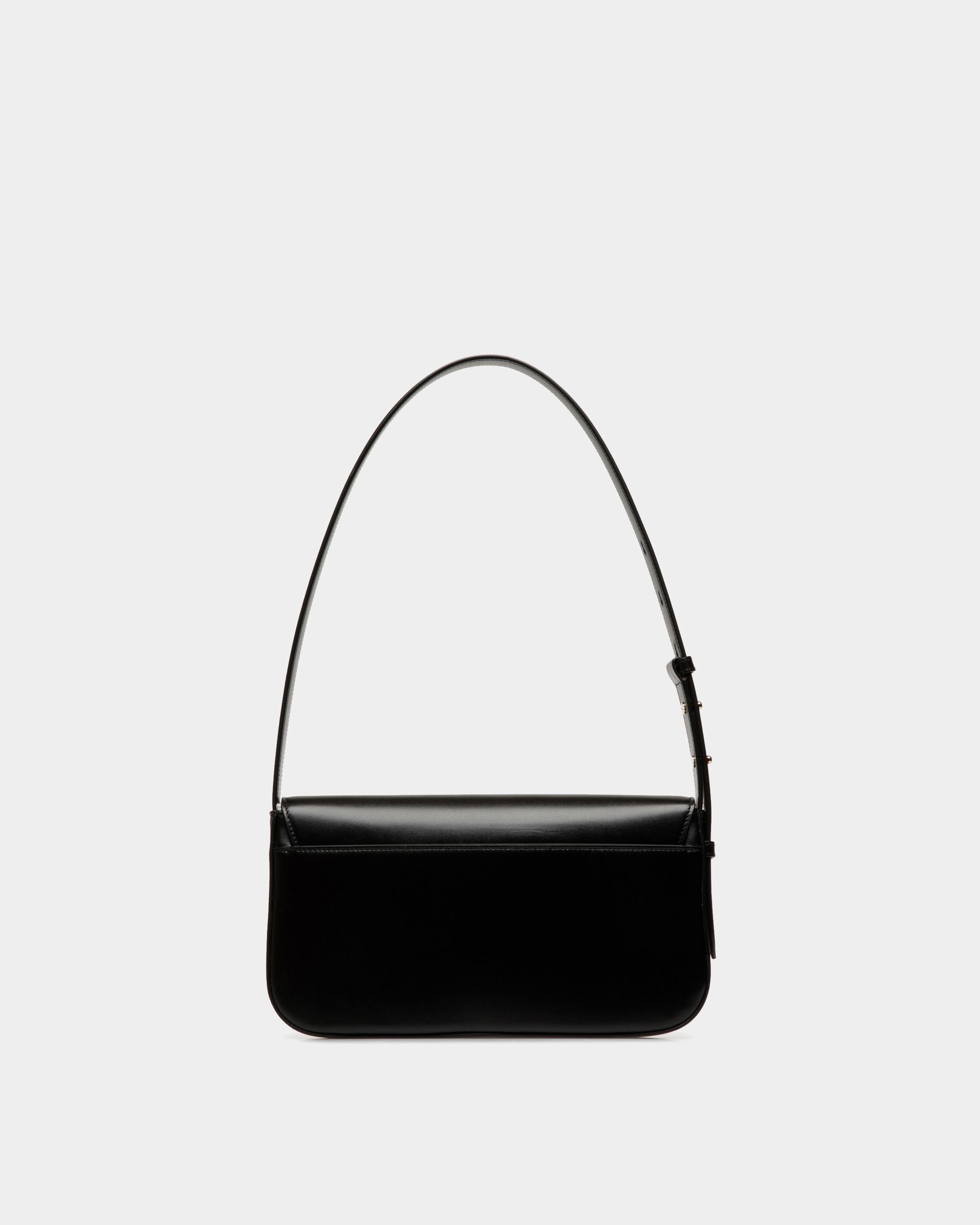 Petit Sac D'épaule Ollam En Cuir Noir - Femme - Bally - 03