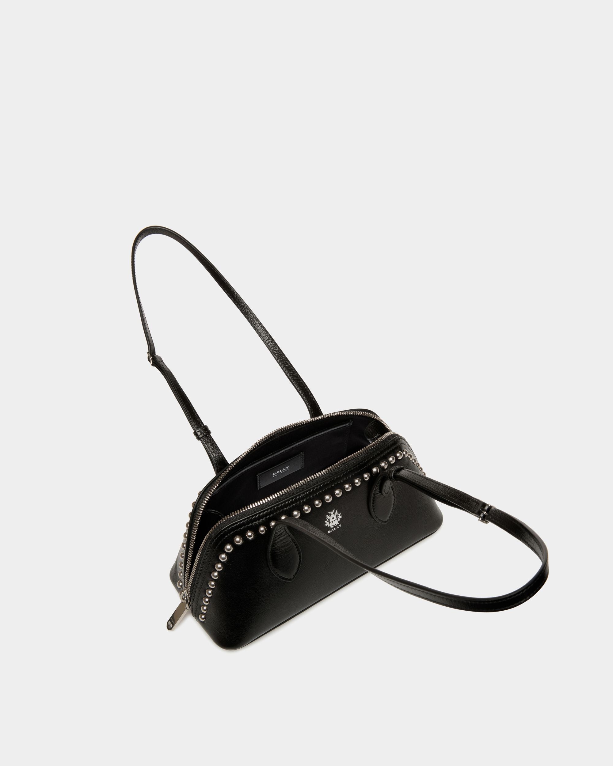 Minisac Ray En Cuir Noir Avec Clous - Femme - Bally - 05
