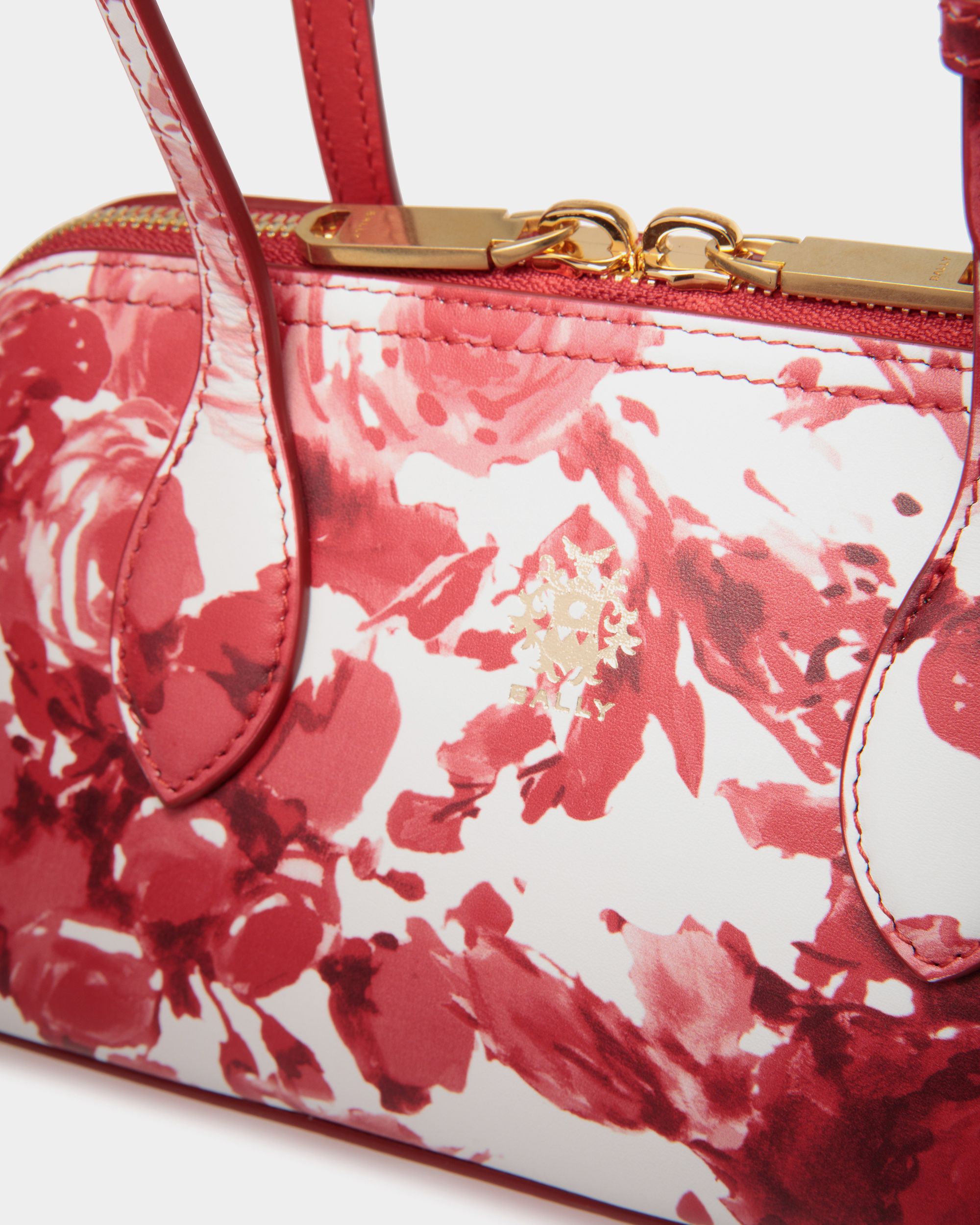 Minisac Ray En Cuir Imprimé Rosengarten - Femme - Bally - 05