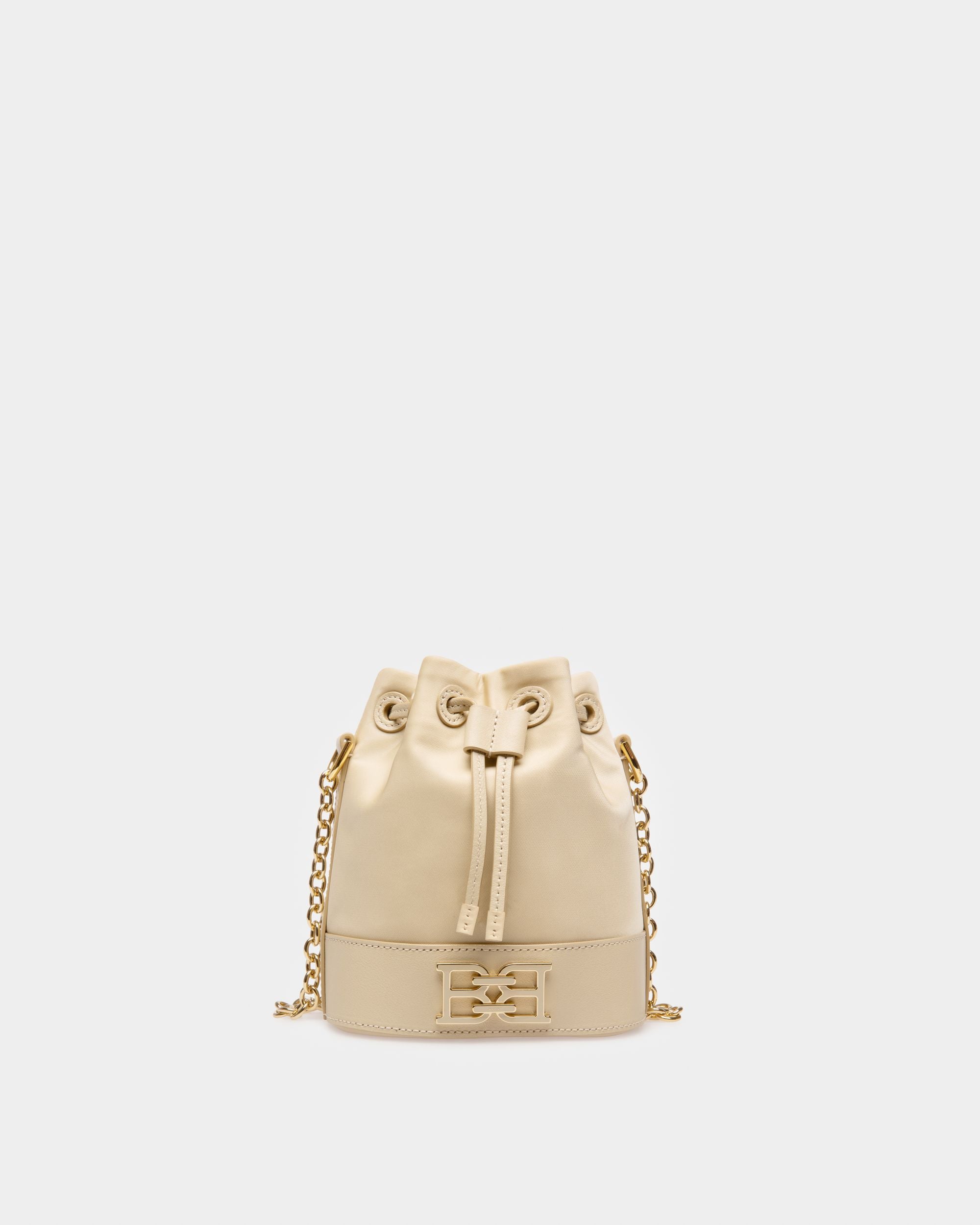Eoh Small Sac Seau En Nylon Beige Clair - Femme - Bally - 01