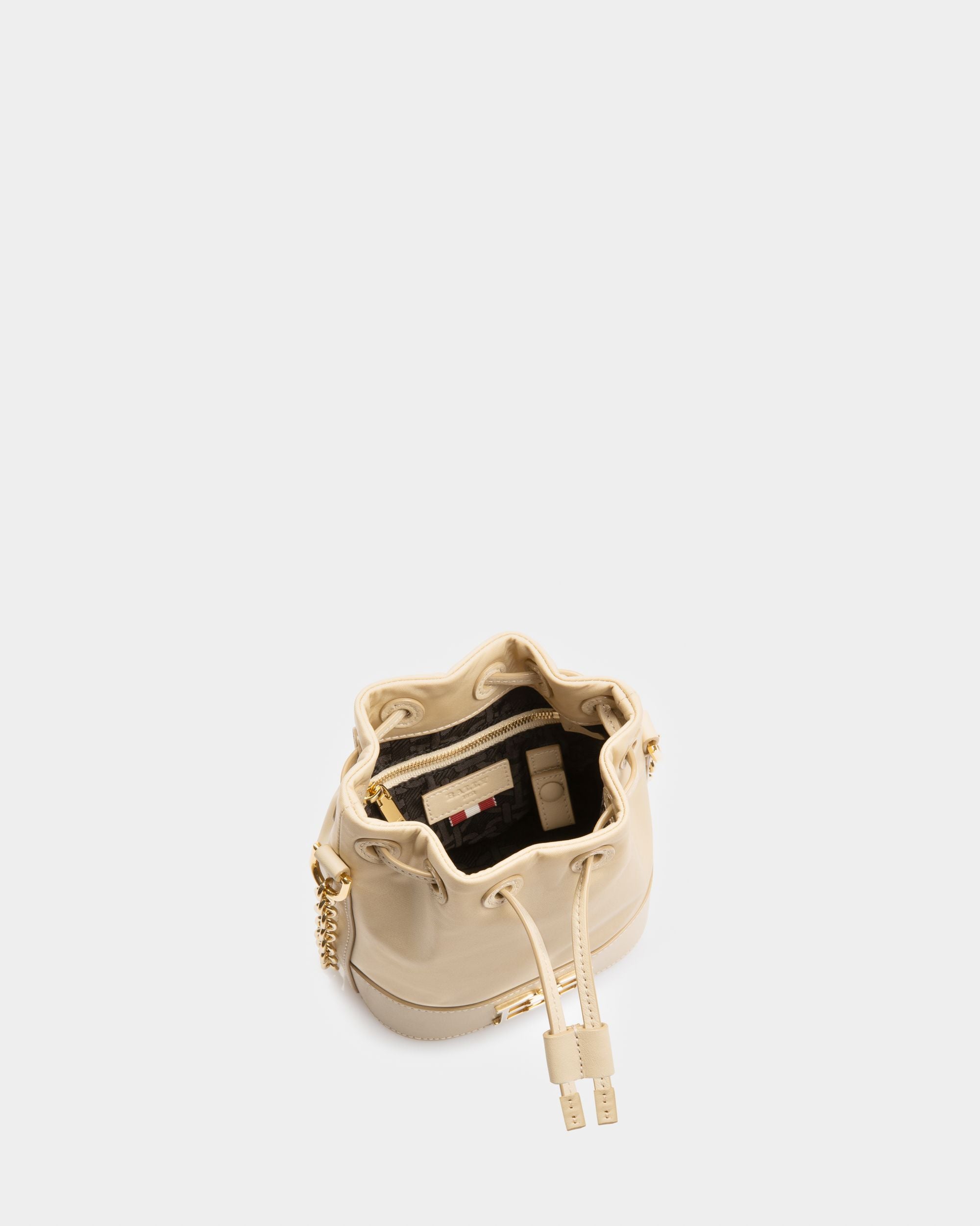 Eoh Small Sac Seau En Nylon Beige Clair - Femme - Bally - 04