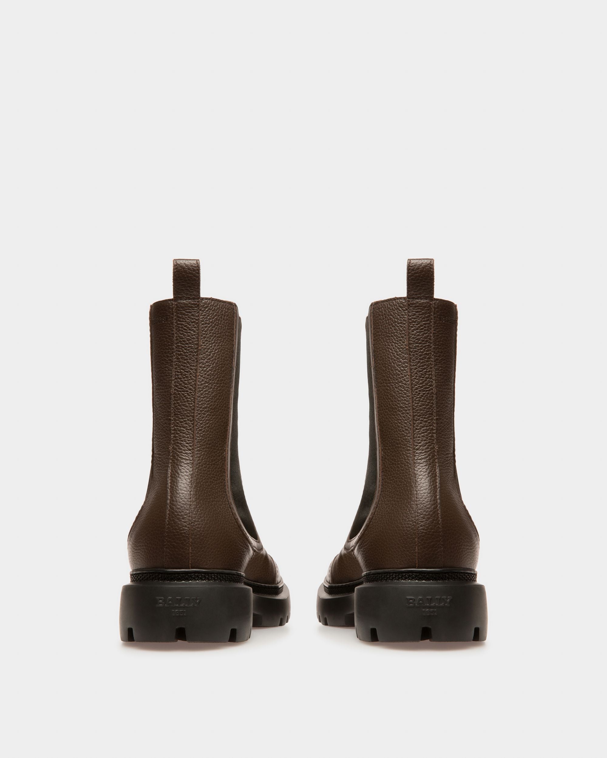 Ginny Bottines En Cuir Marron - Femme - Bally - 04