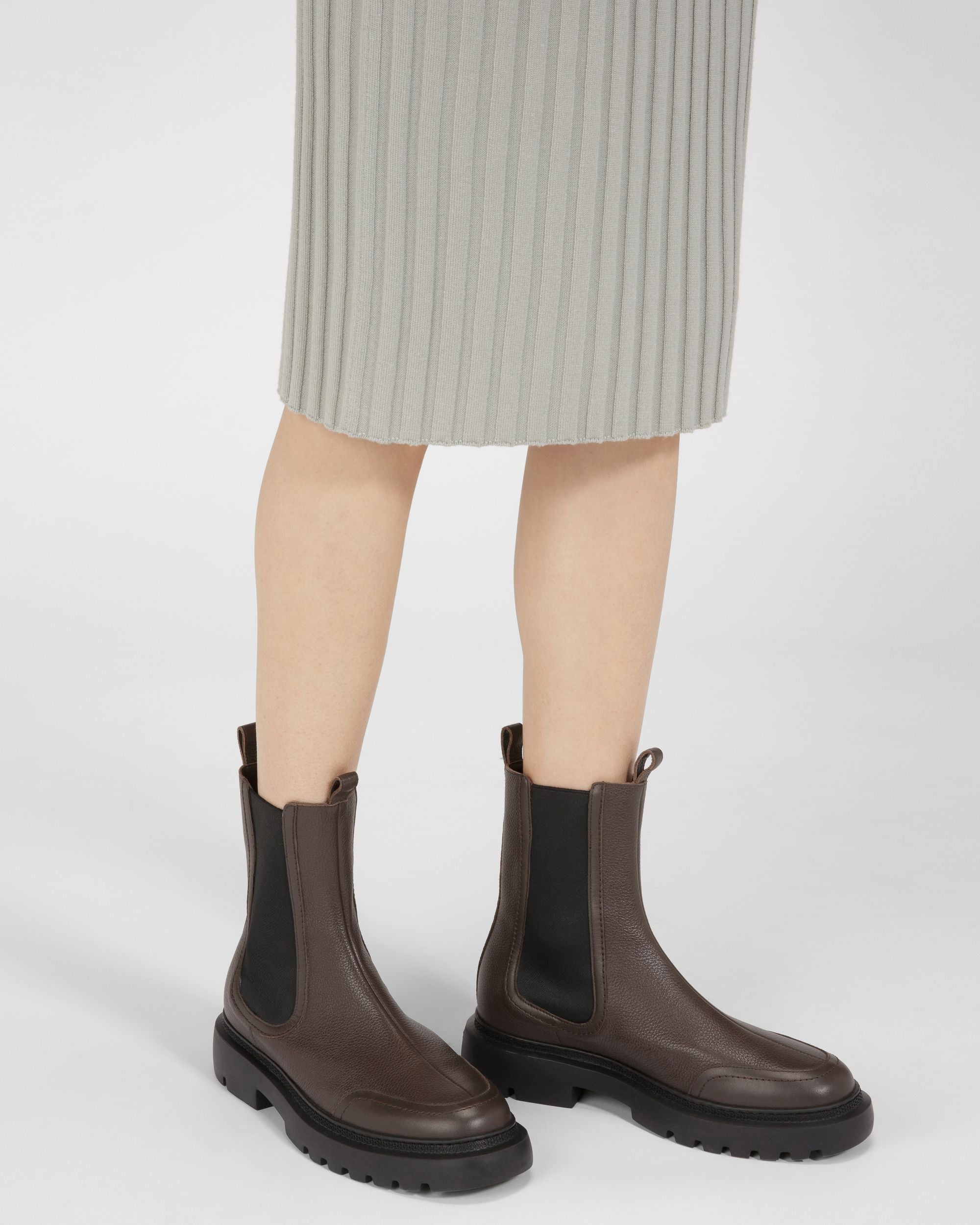 Ginny Bottines En Cuir Marron - Femme - Bally - 07