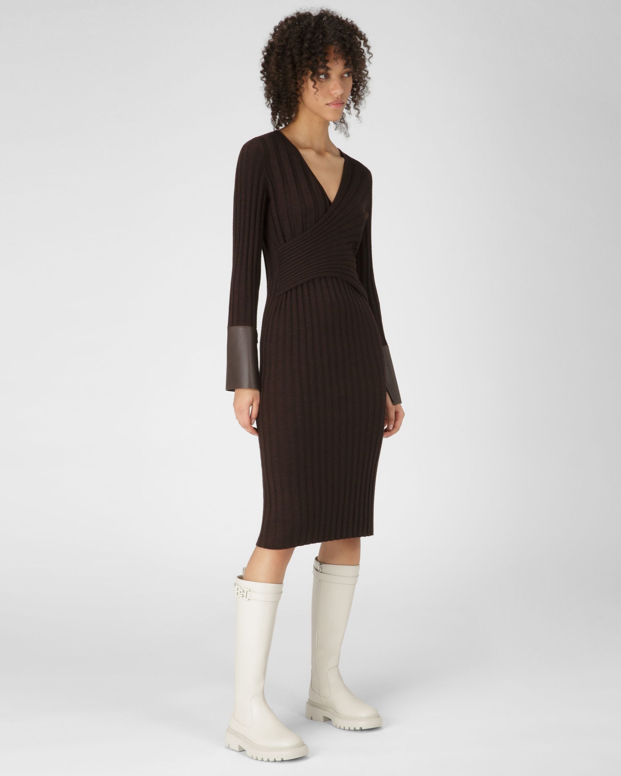 Gaila Bottes En Cuir Blanc Poensiéreux - Femme - Bally - 06