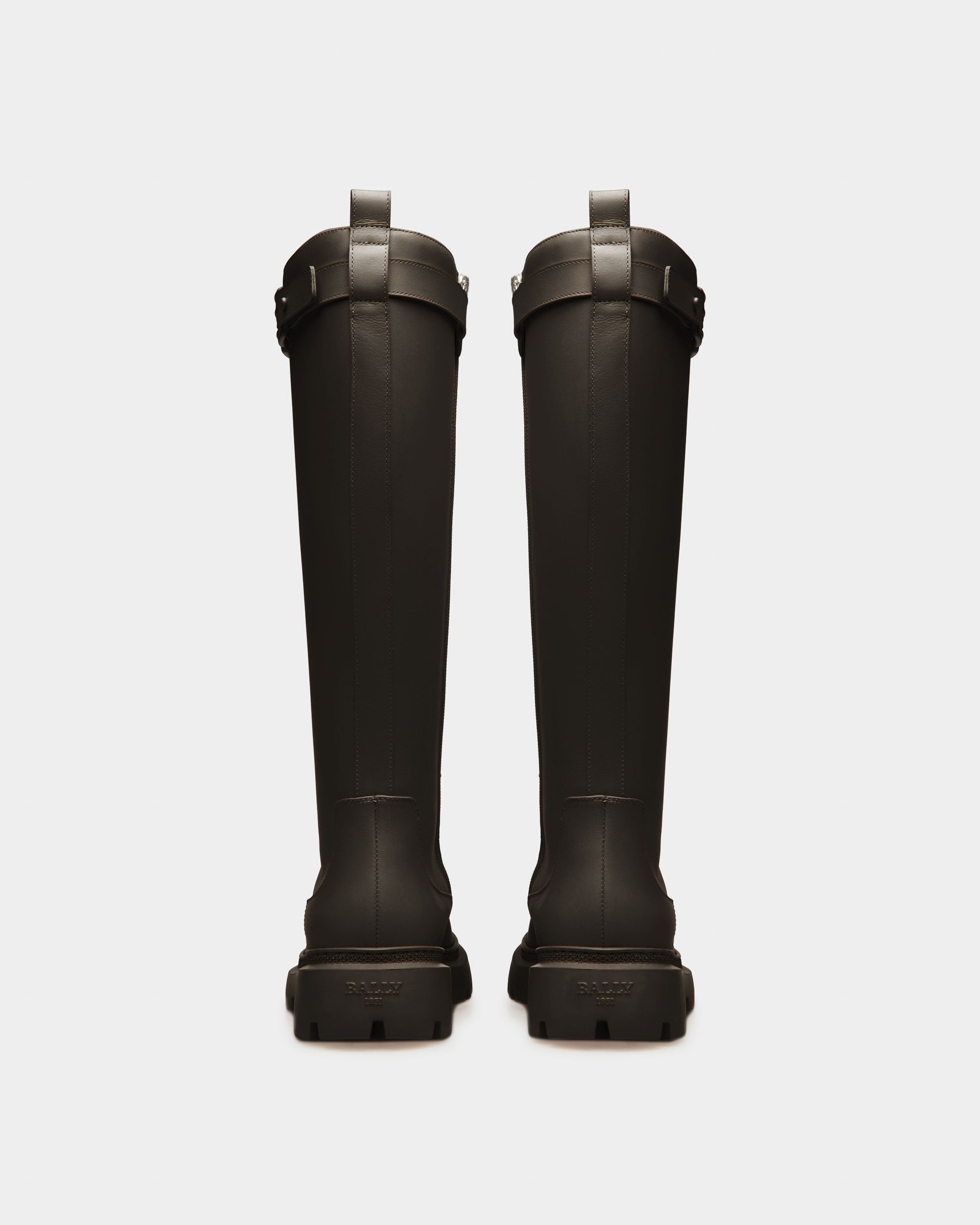 Gaila Bottes En Cuir Noir - Femme - Bally - 03