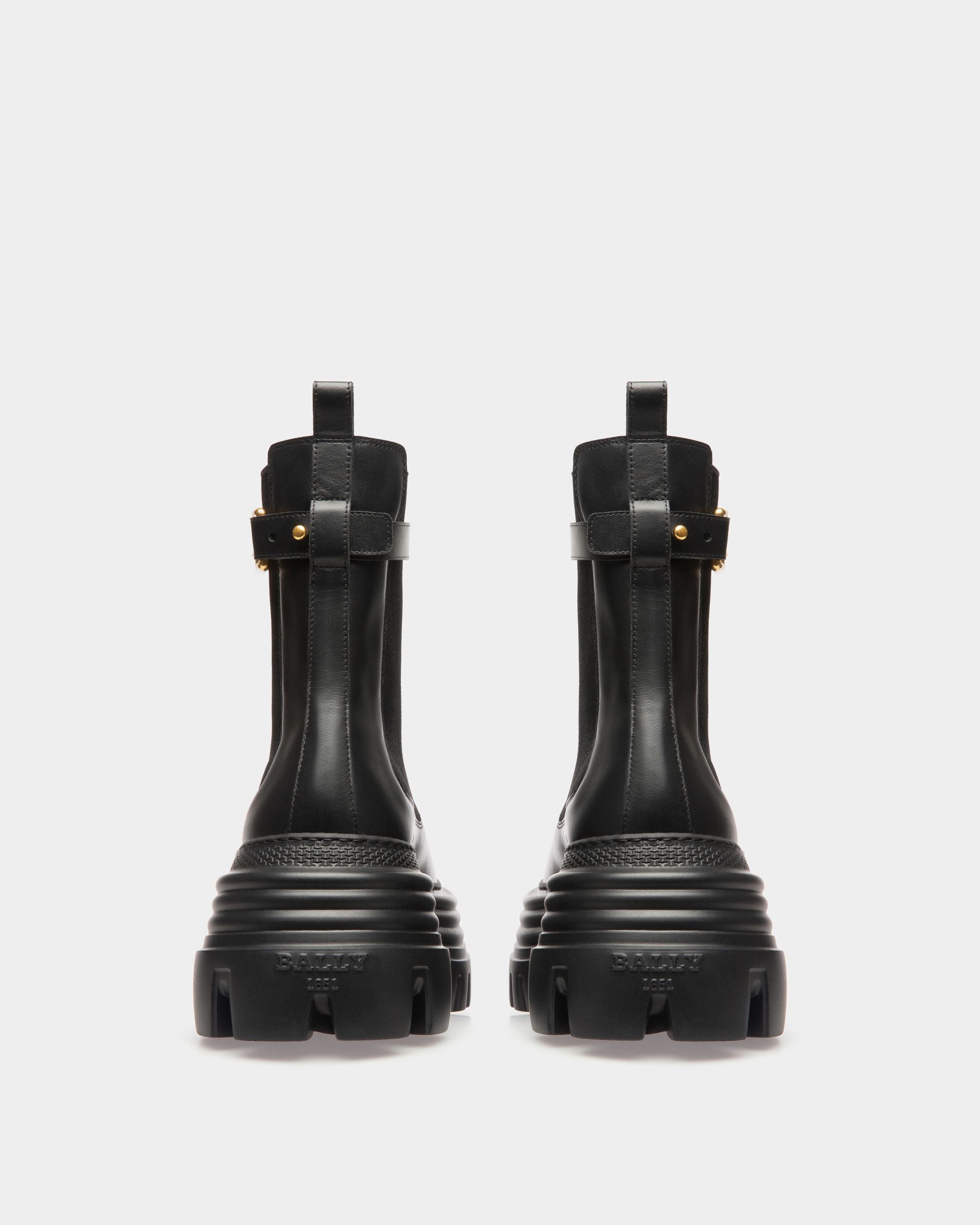 Greby Bottines En Cuir Noir - Femme - Bally - 03